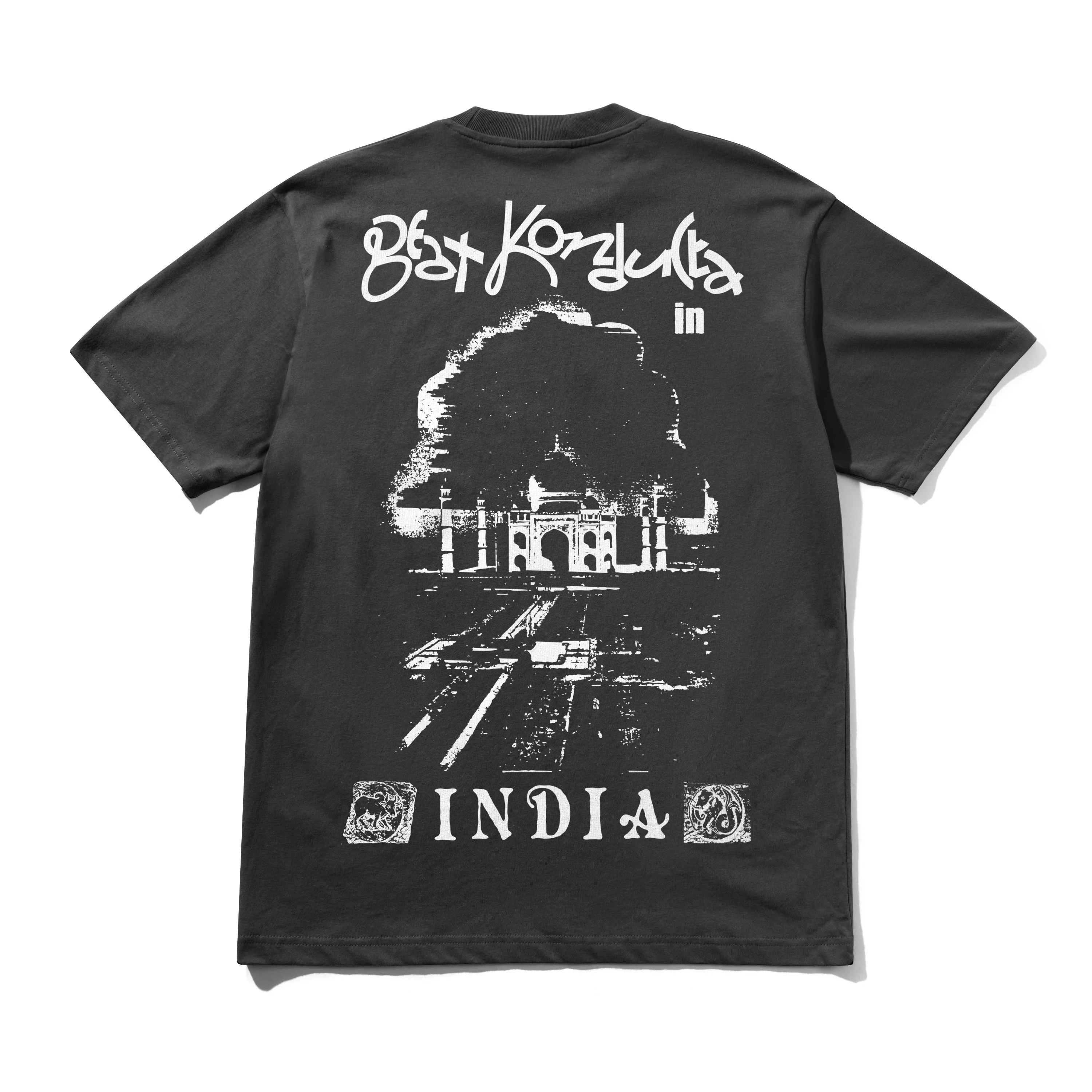 India Tee, Washed Black - Image 2