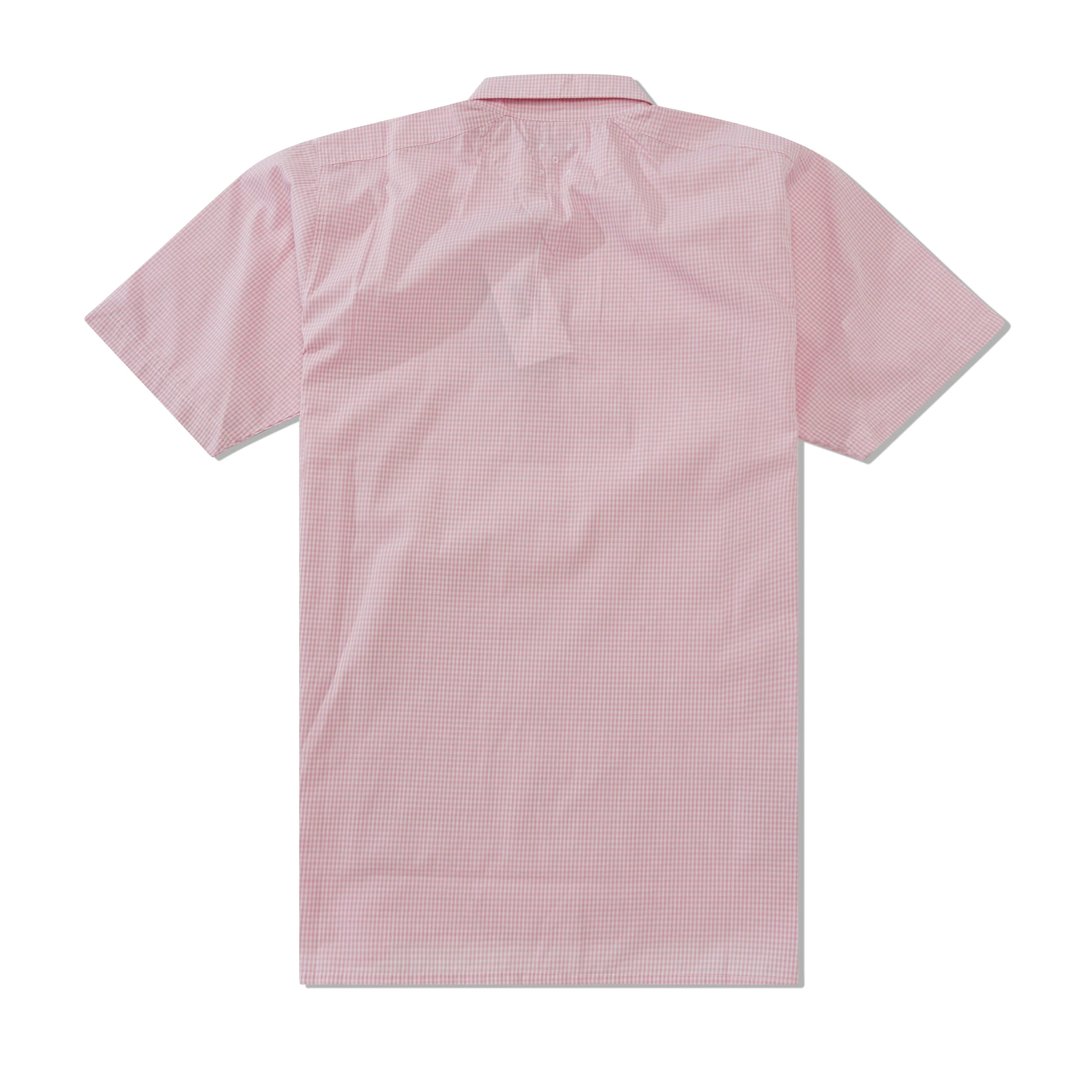Italo Gingham S/S Shirt, Rio Red - Image 3
