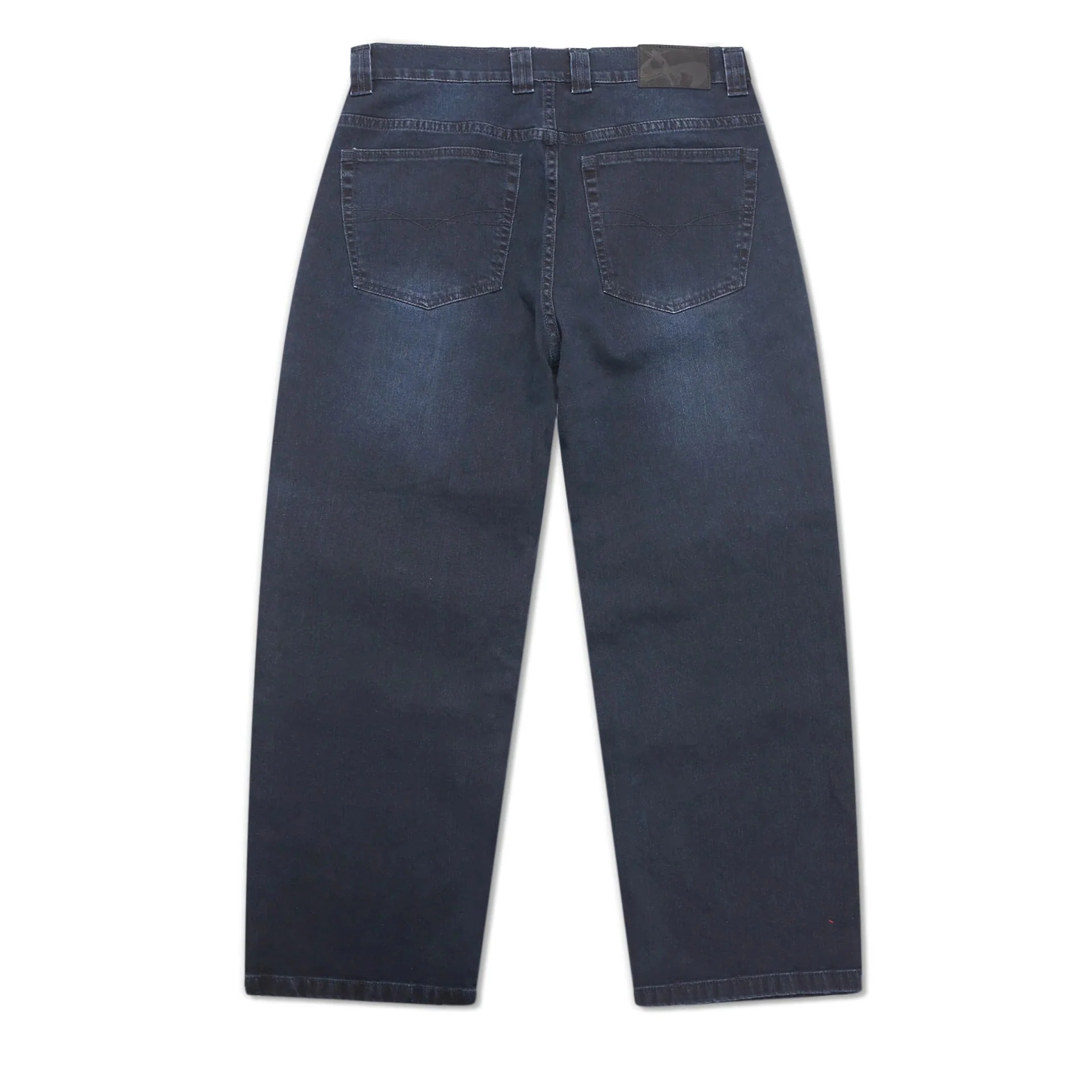 Ivory Slub Denim Jean, Dark Denim - Image 3