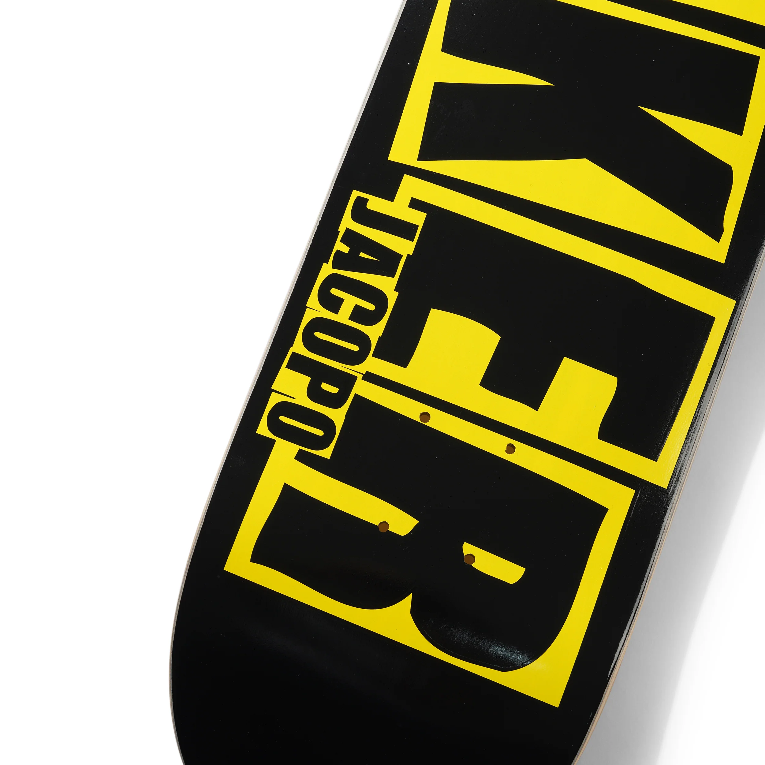 Jacopo Brand Logo Danger Deck, Yellow - Image 2
