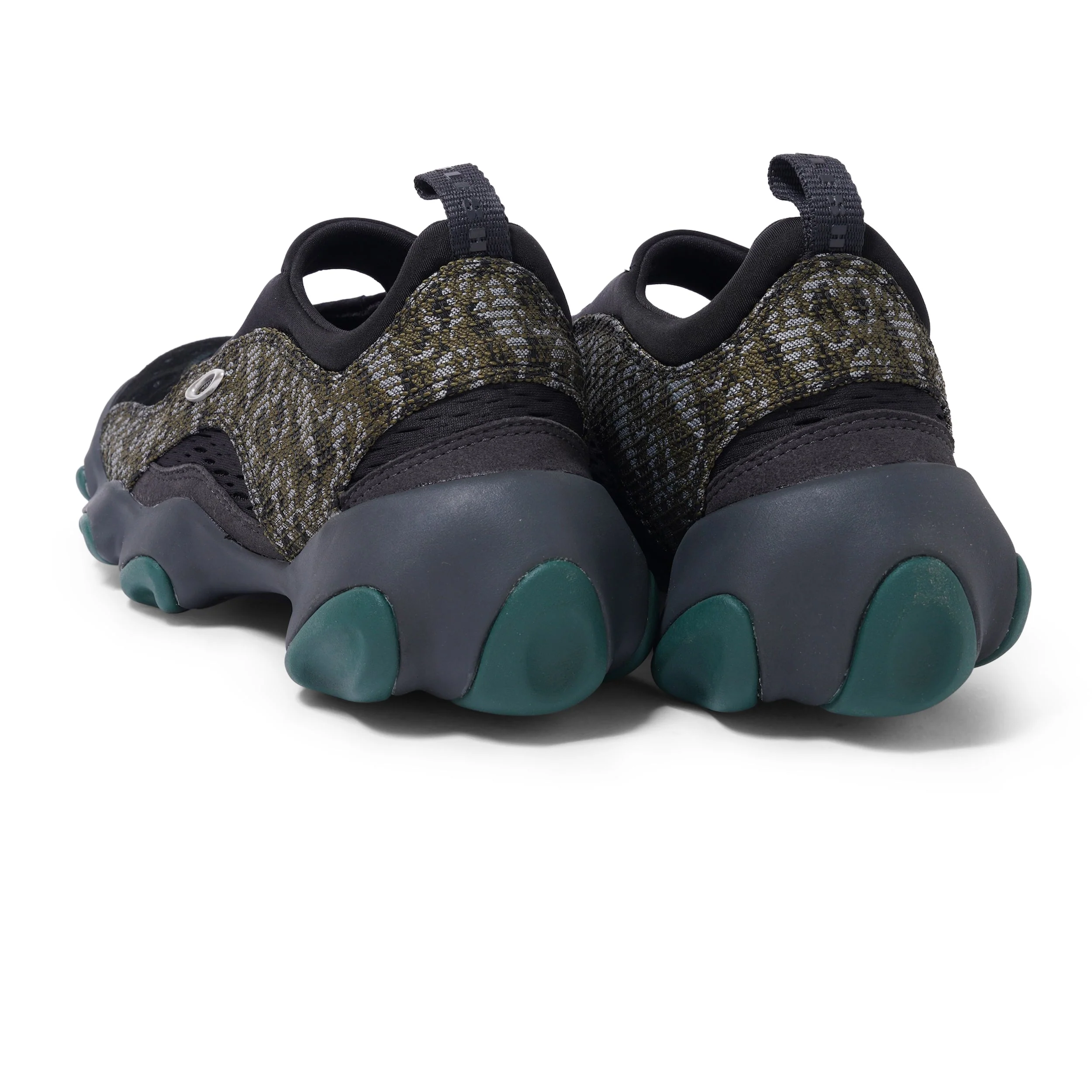 Jacquard Flesh Sandal, Camo / Black - Image 4