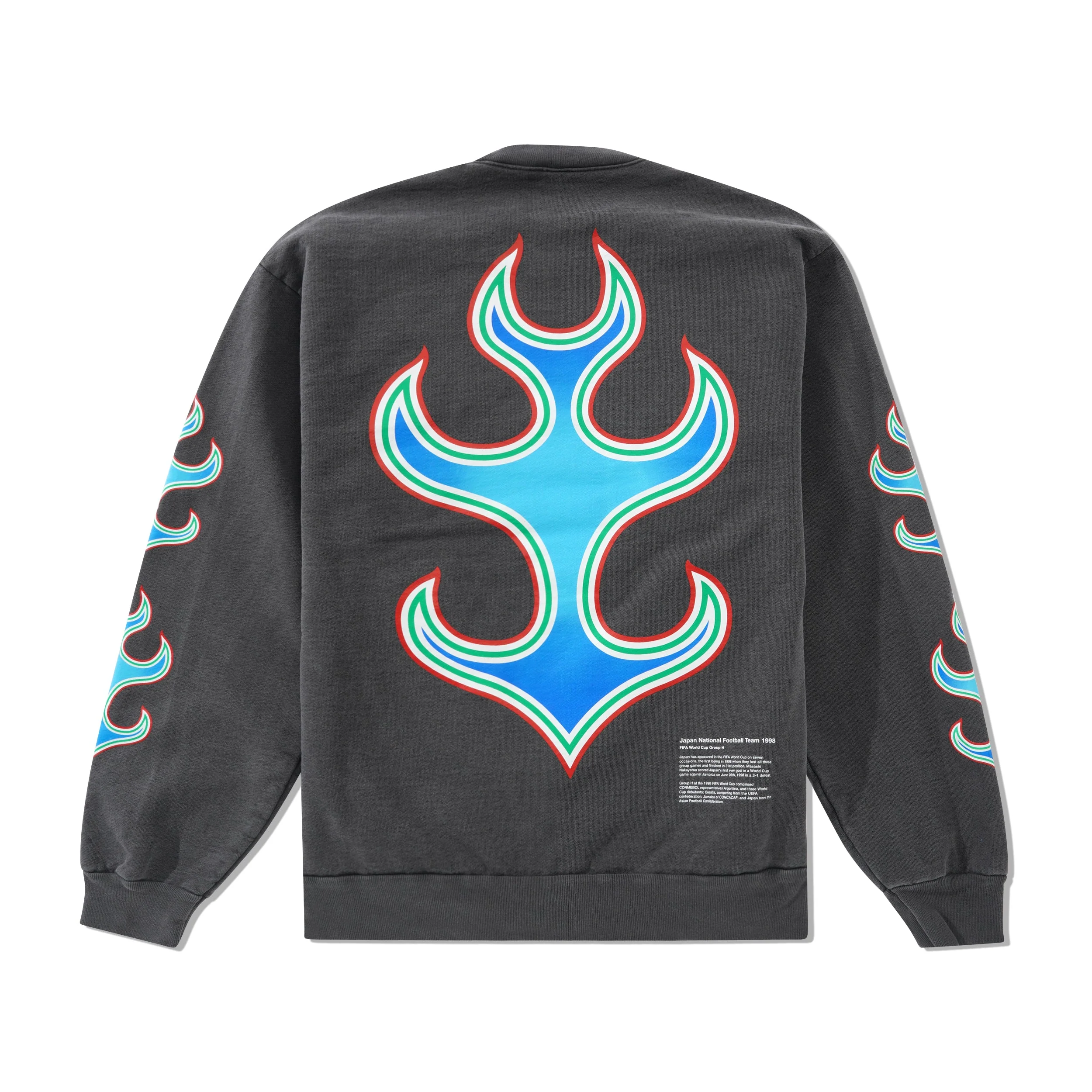 Japan 1998 Crewneck, Vintage Black - Image 2