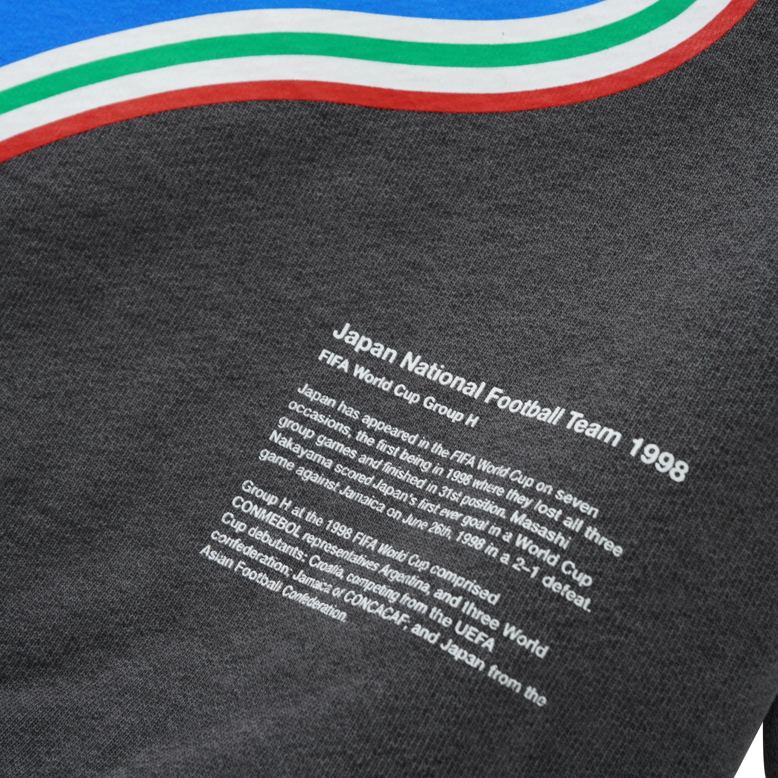 Japan 1998 Crewneck, Vintage Black - Image 3