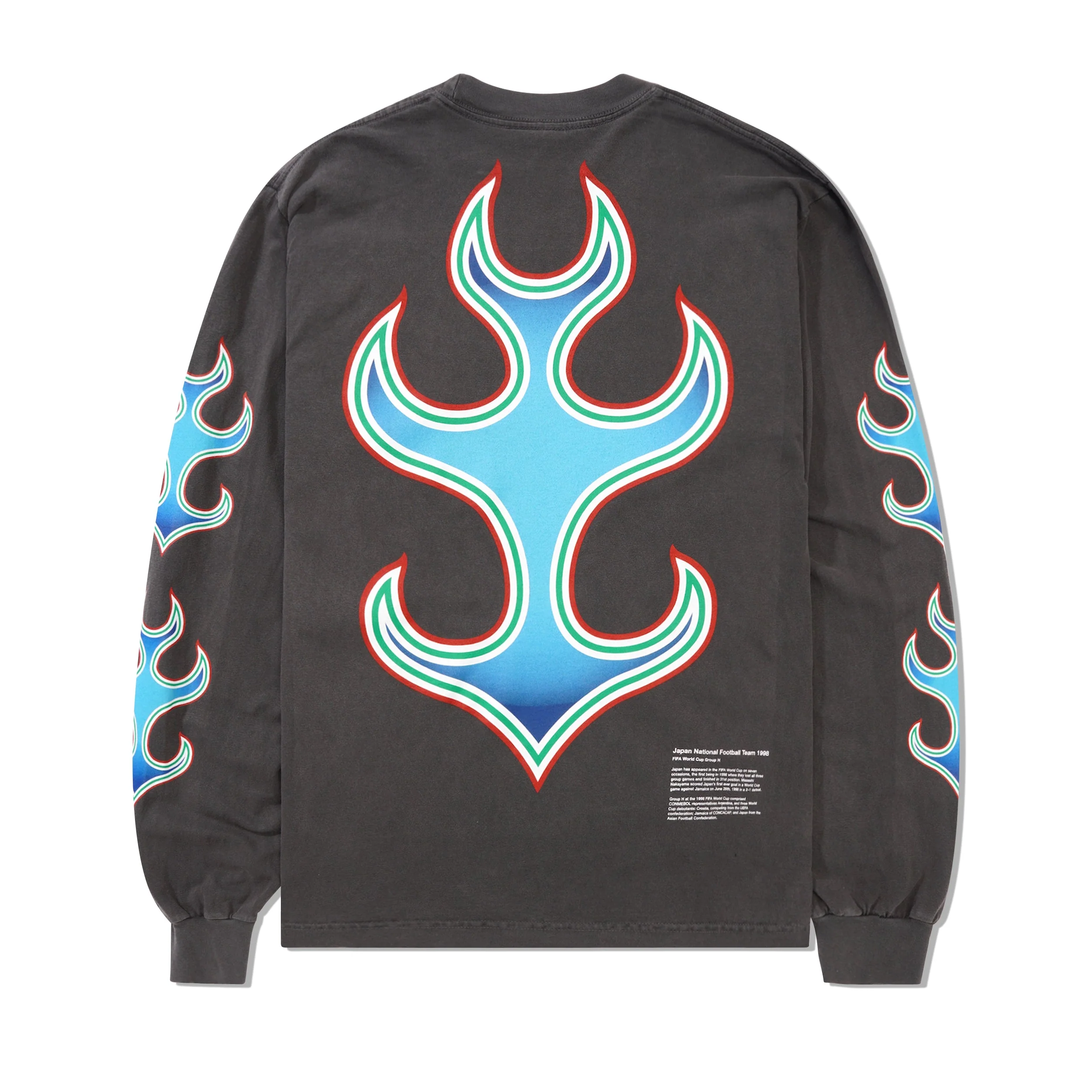 Japan 1998 L/S Tee, Vintage Black - Image 2