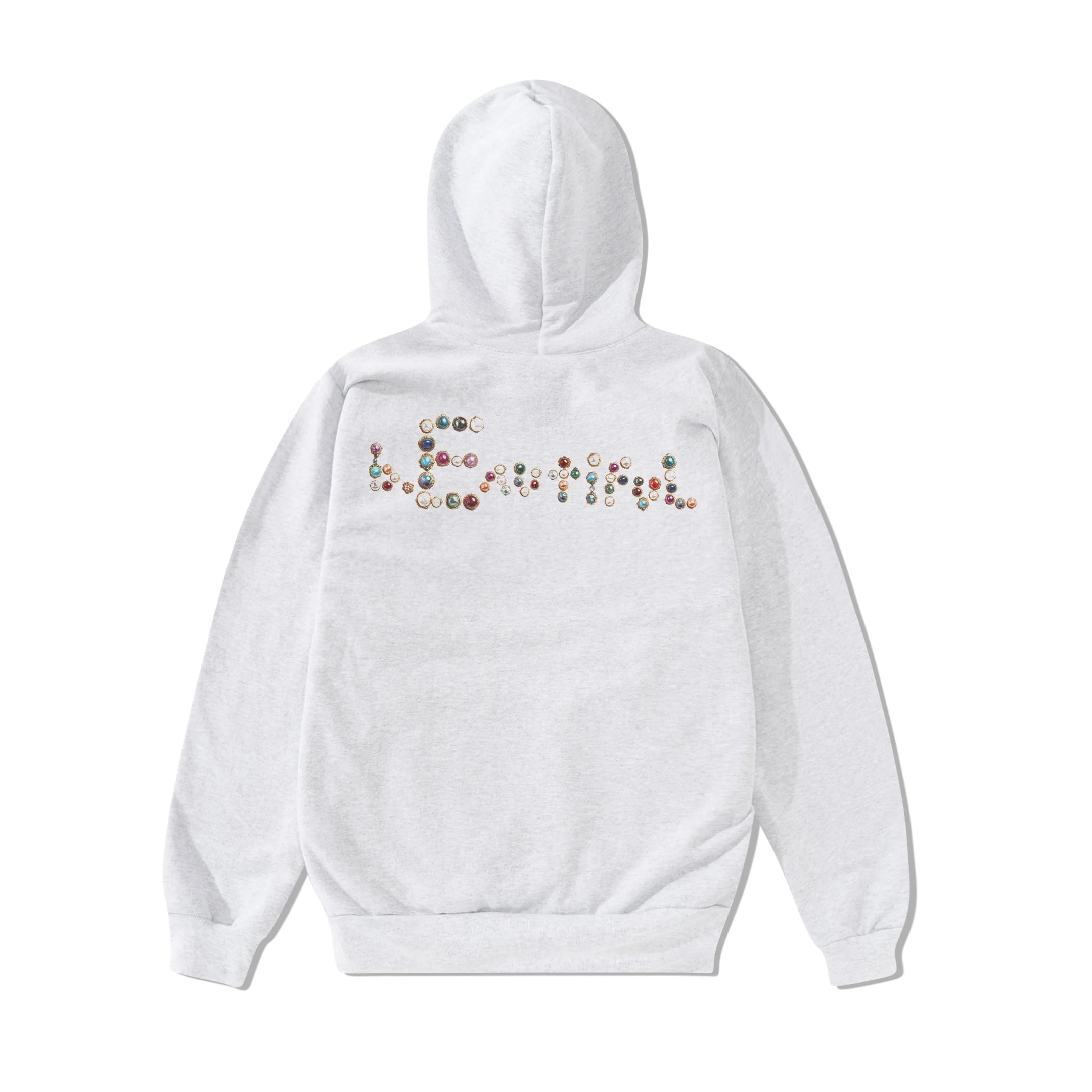 Jewel Pullover Hood, Heather Grey - Image 2