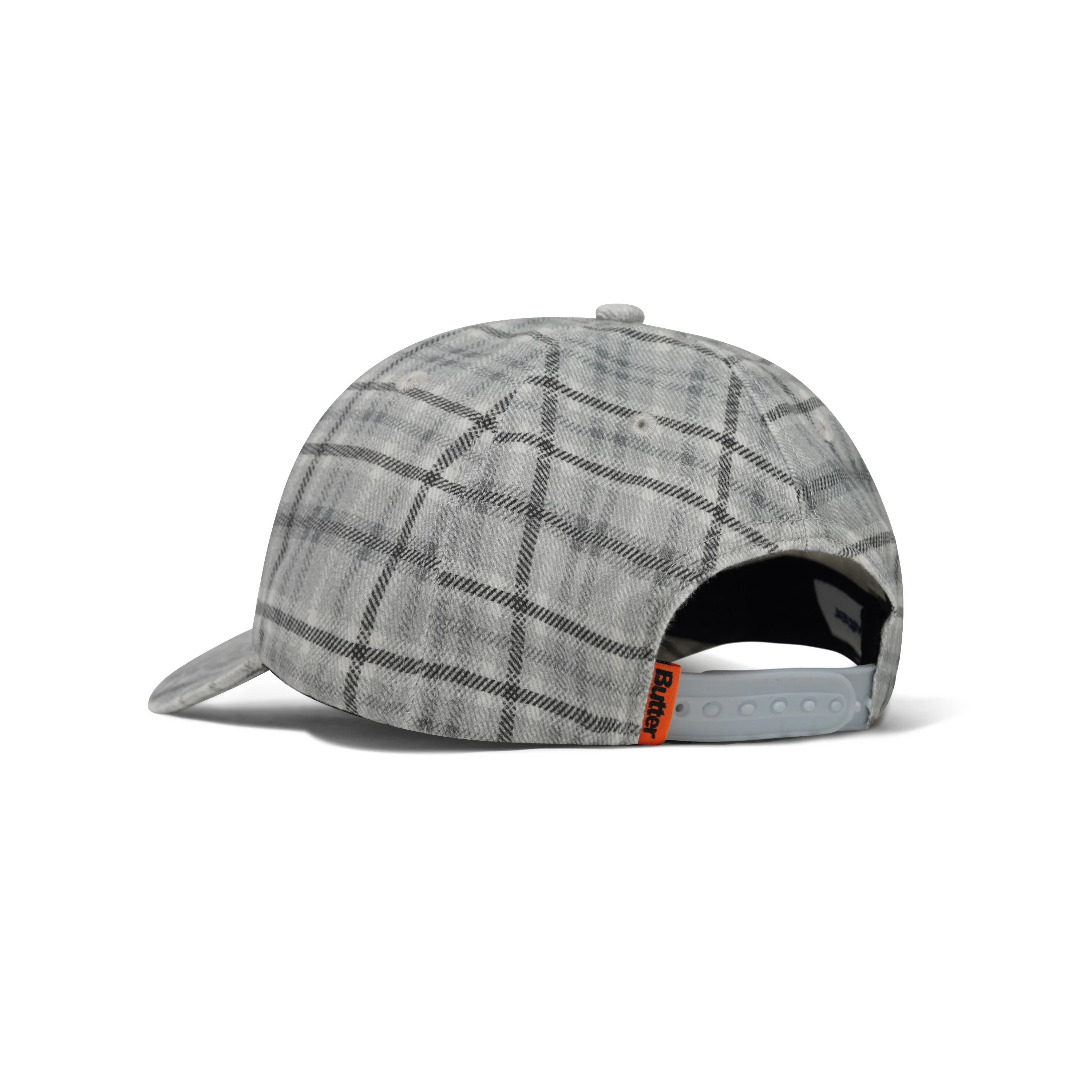 Jive 6 Panel Cap, Grey Plaid - Image 2