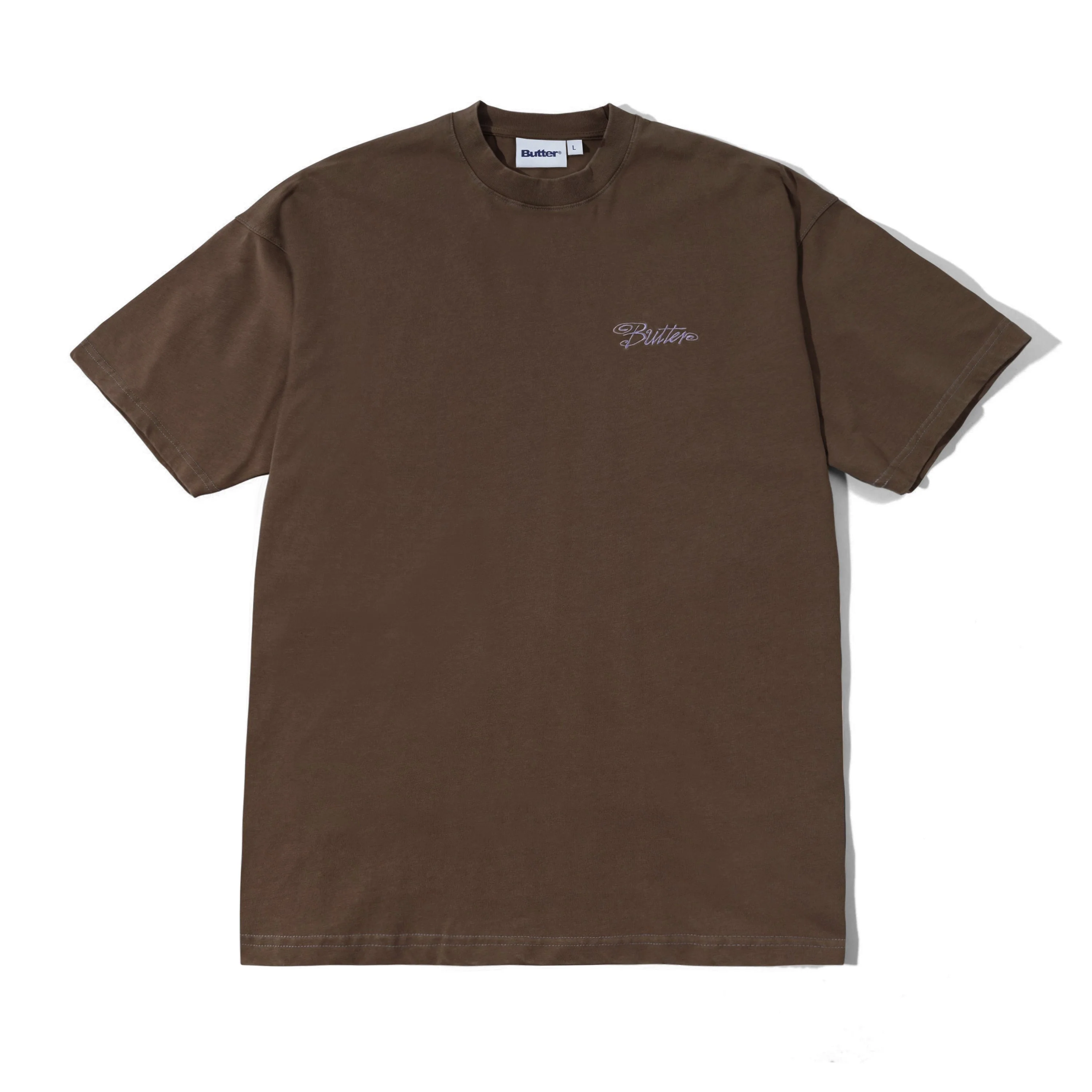 Jive Contrast Tee, Washed Brown