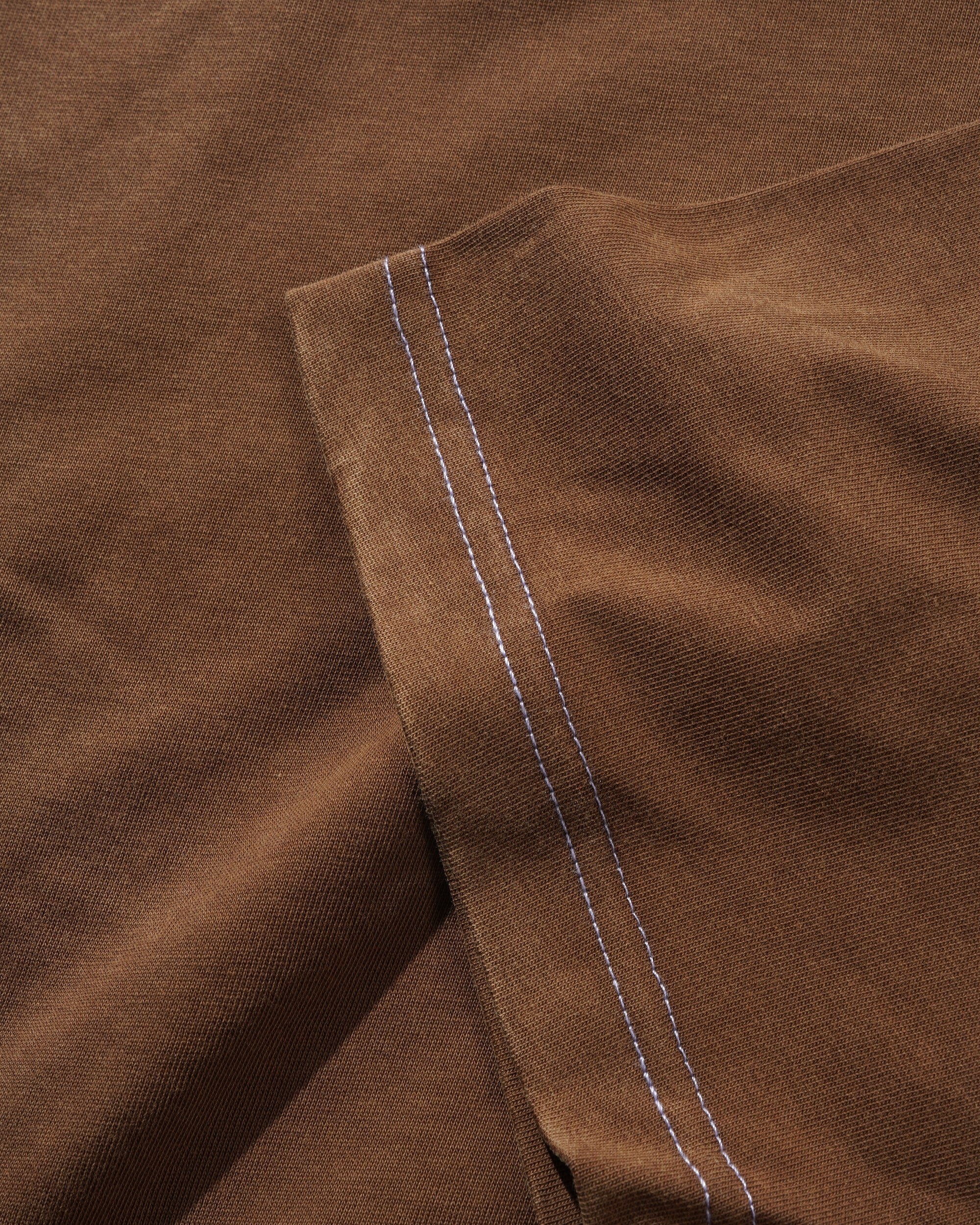 Jive Contrast Tee, Washed Brown - Image 3
