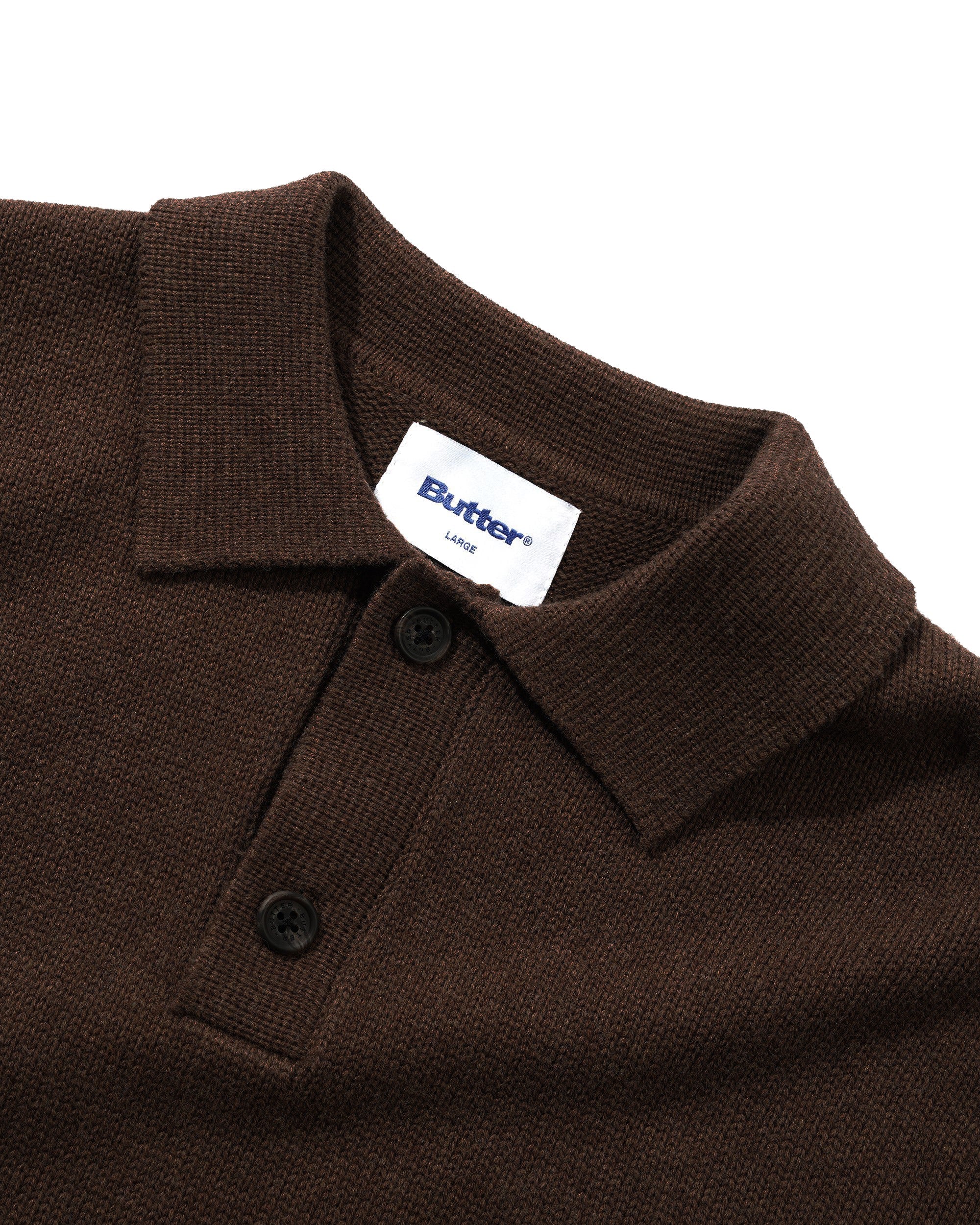 Jive Knit Polo, Bark - Image 3