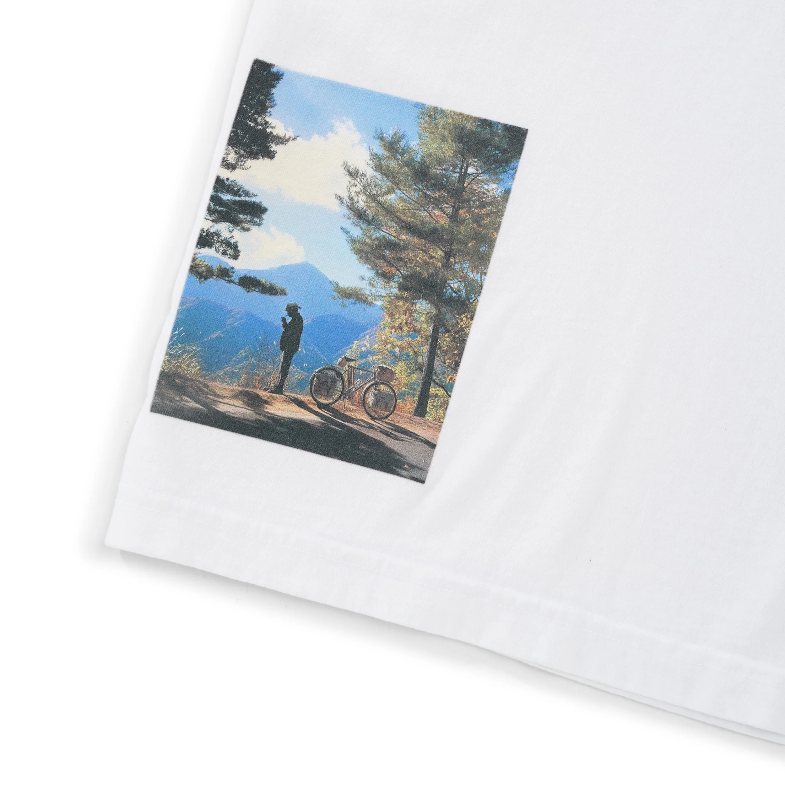 Joy of Cycling Tee, White - Image 3