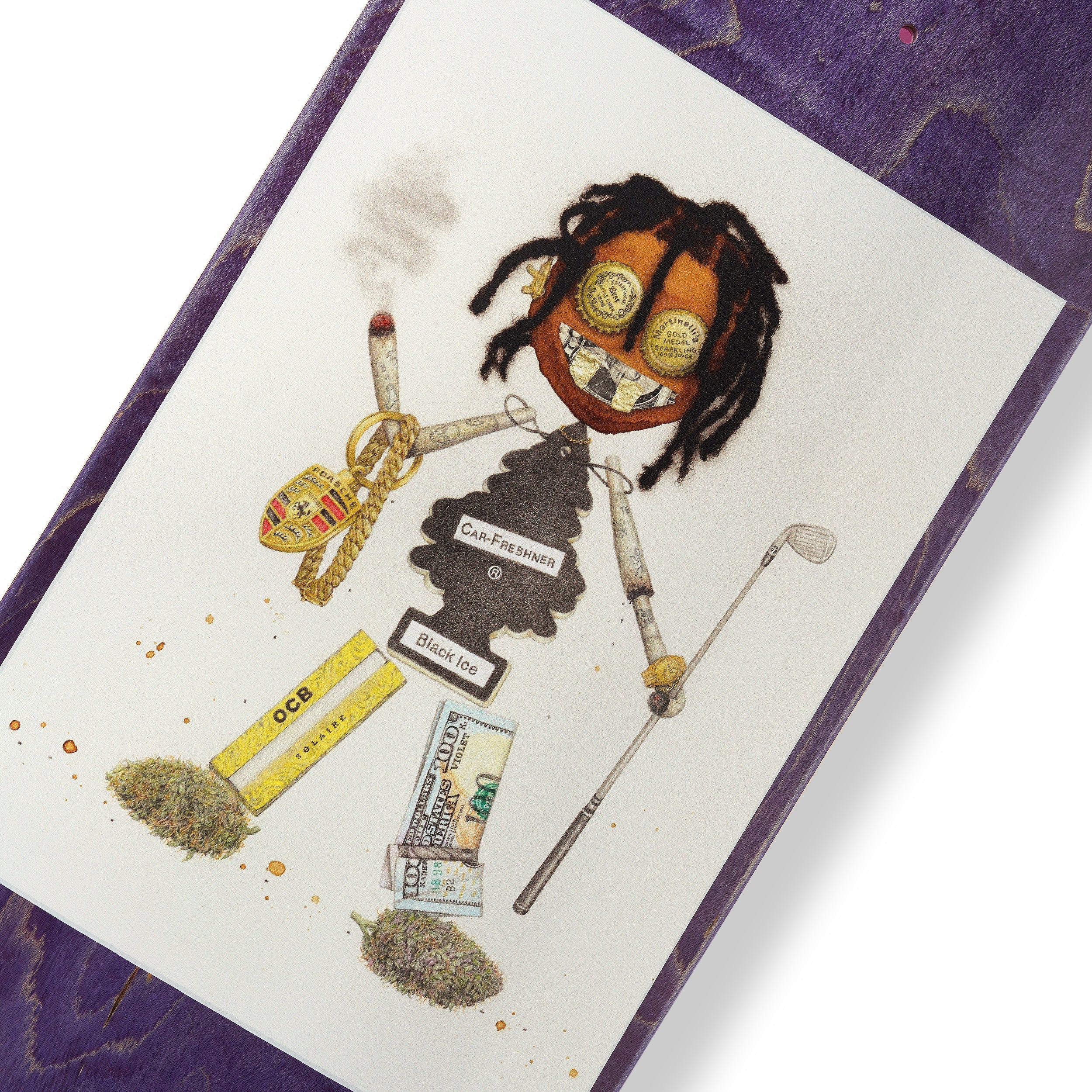 Kader 'Trash Doll' Deck, Purple - Image 2