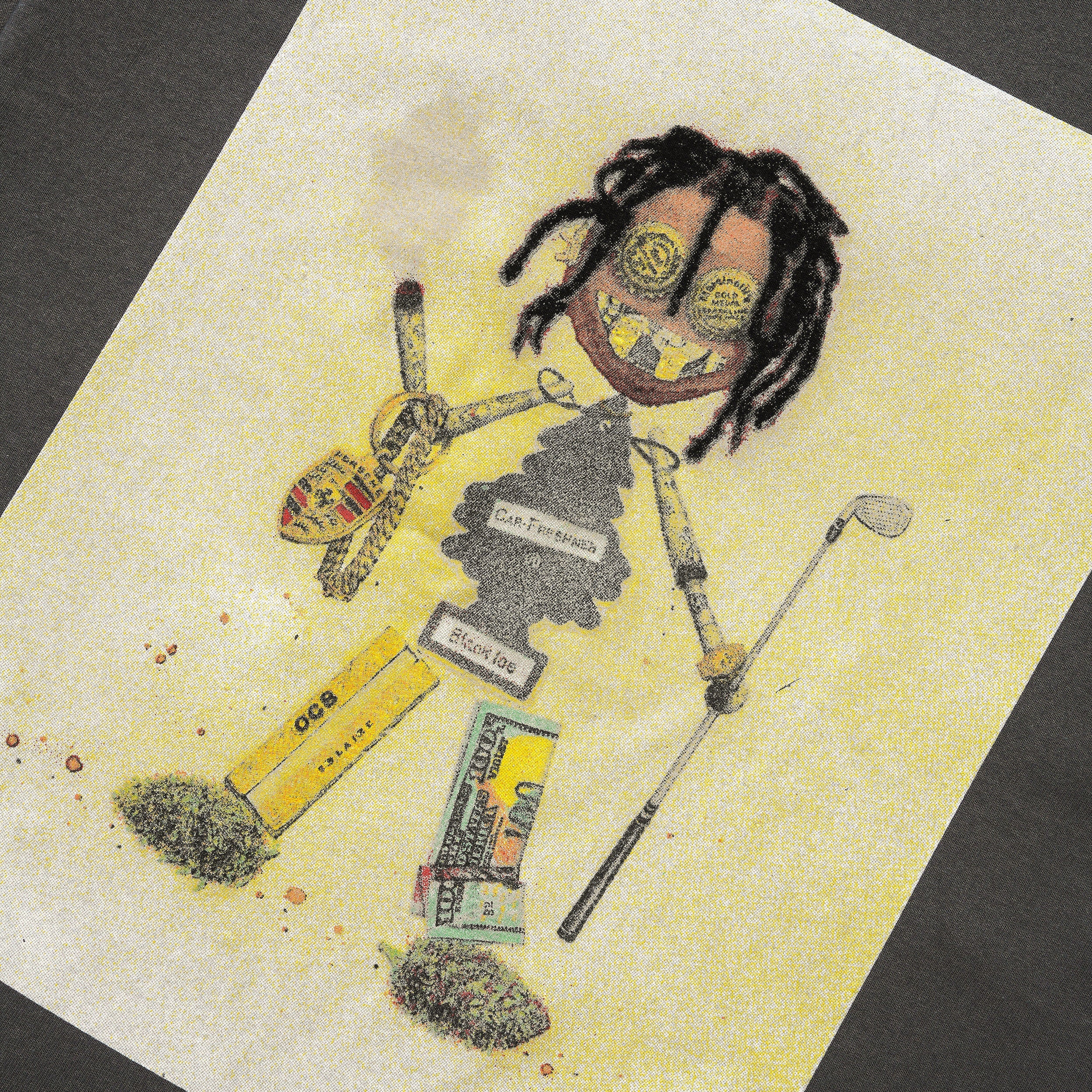 Kader Trash Doll Tee, Dark Grey - Image 3
