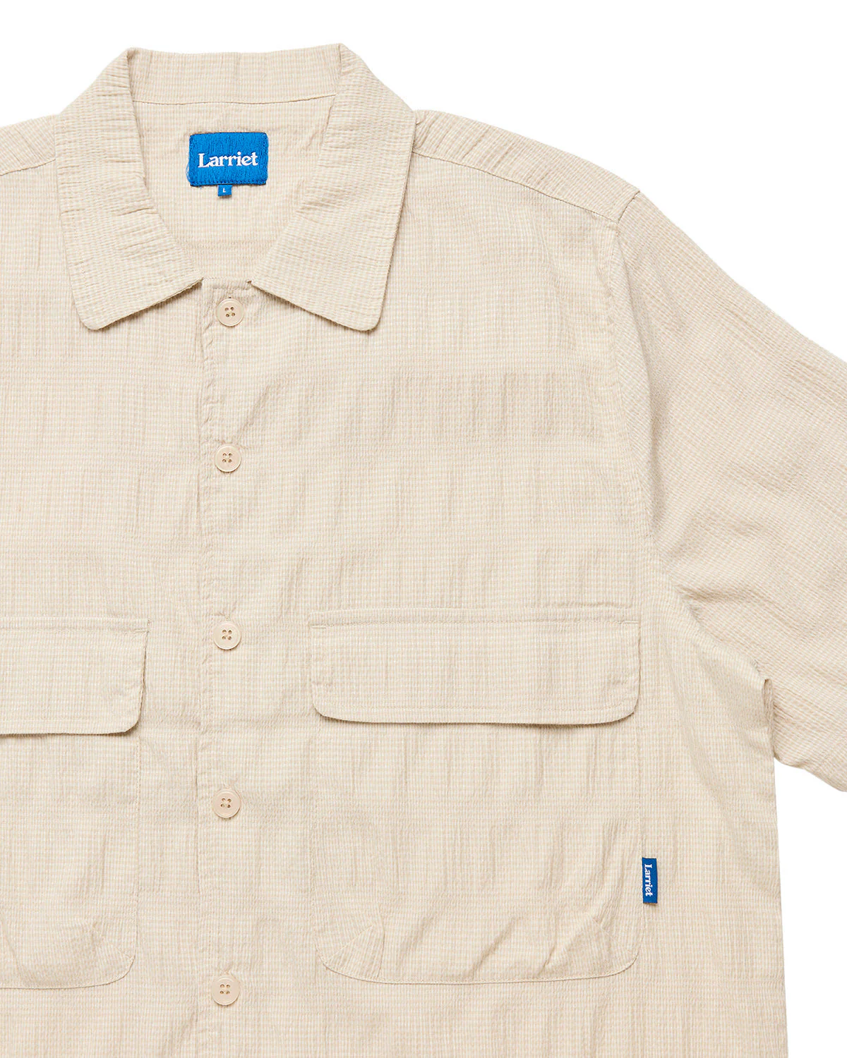 Kendalls Short Sleeve Shirt, Tan Plaid - Image 3