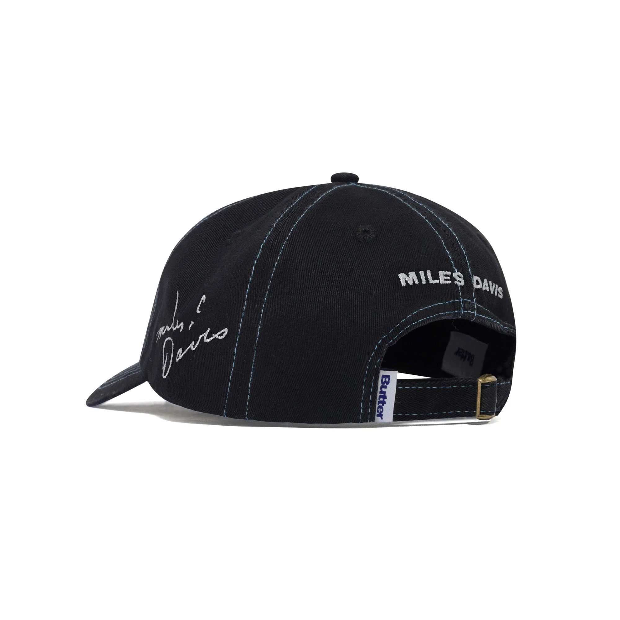 Kind Of Blue 6 Panel Cap, Black - Image 2