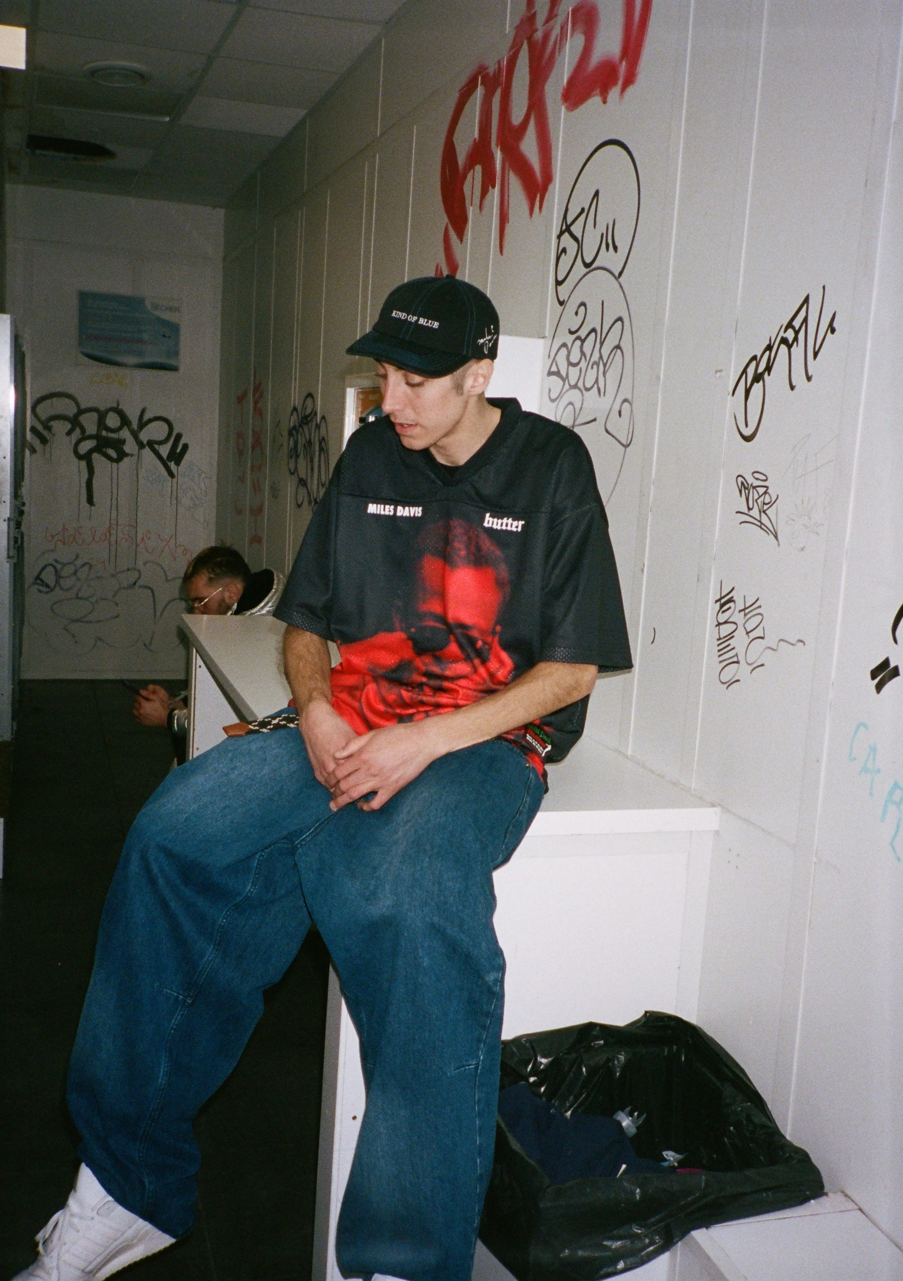 Kind Of Blue 6 Panel Cap, Black - Image 3