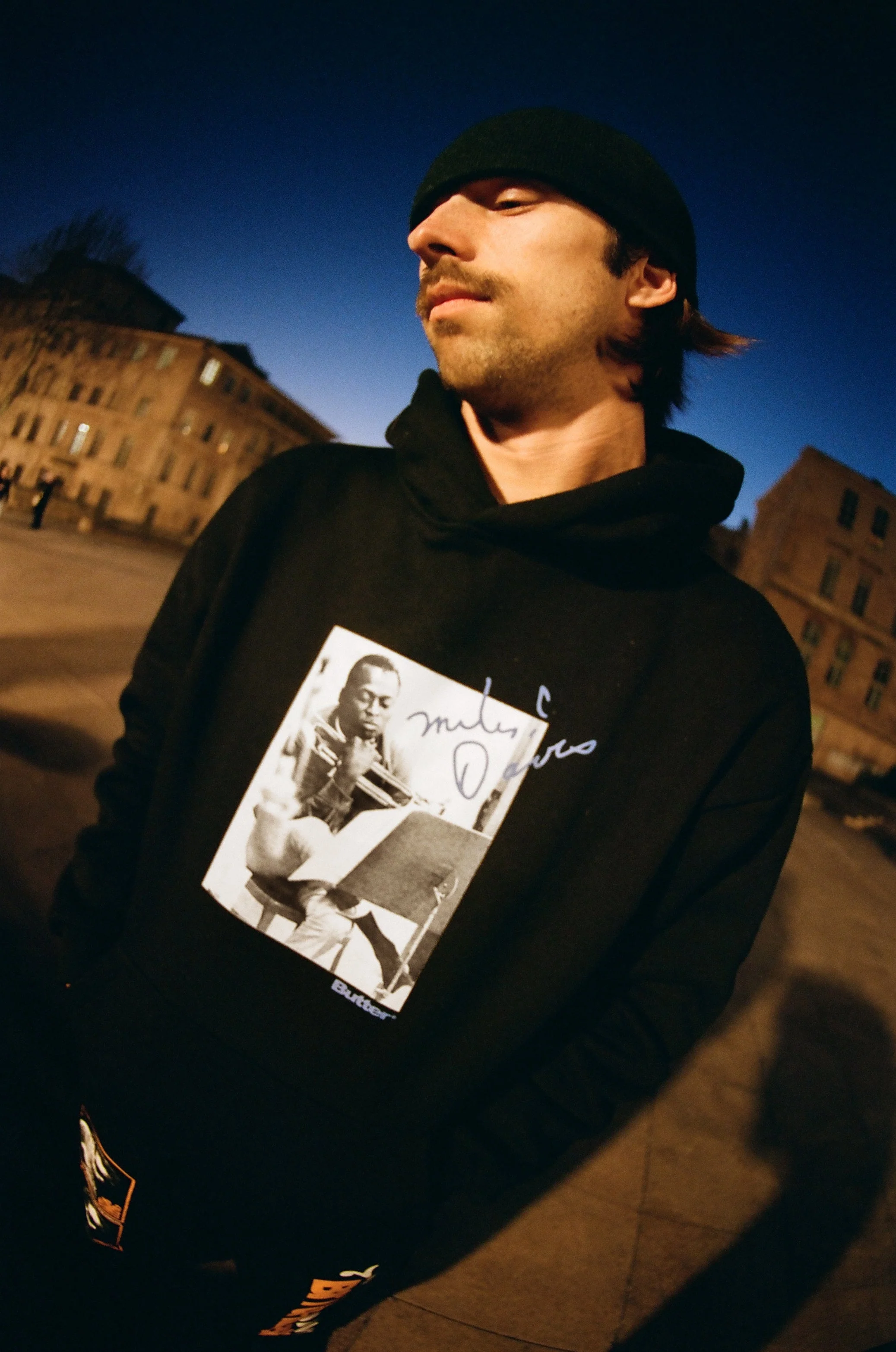 Kind Of Blue Pullover Hood, Black - Image 3