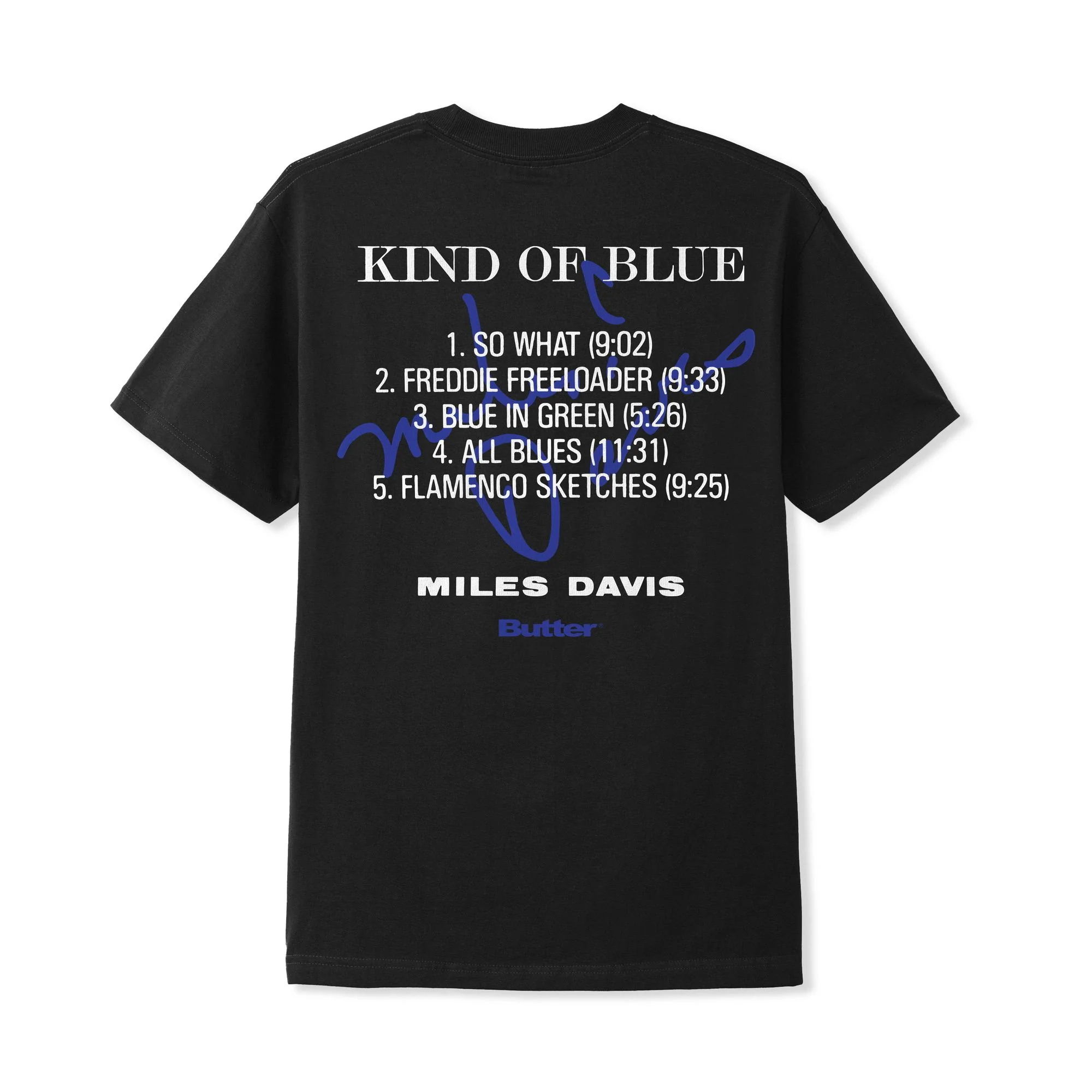 Kind Of Blue Tee, Black - Image 2