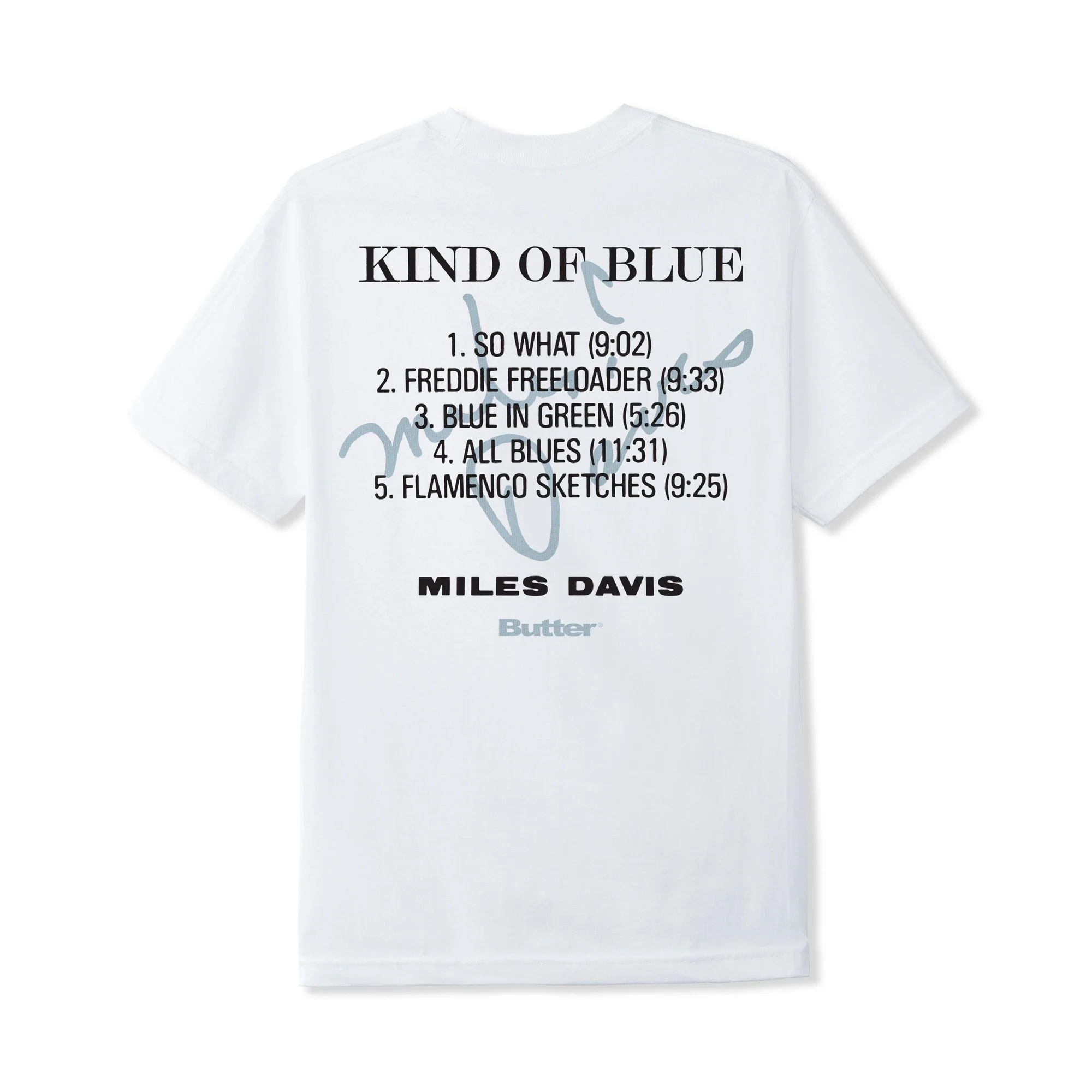 Kind Of Blue Tee, White - Image 2
