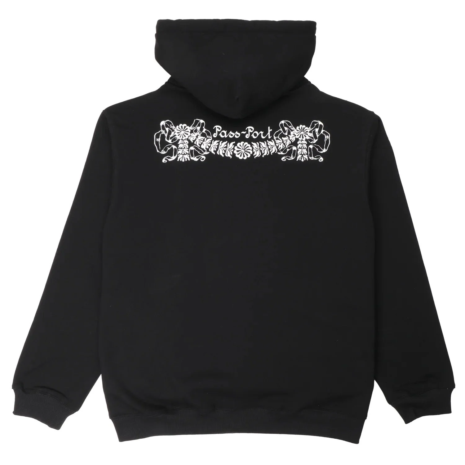 Kollaasi Zip-Thru Pullover Hood, Black - Image 3