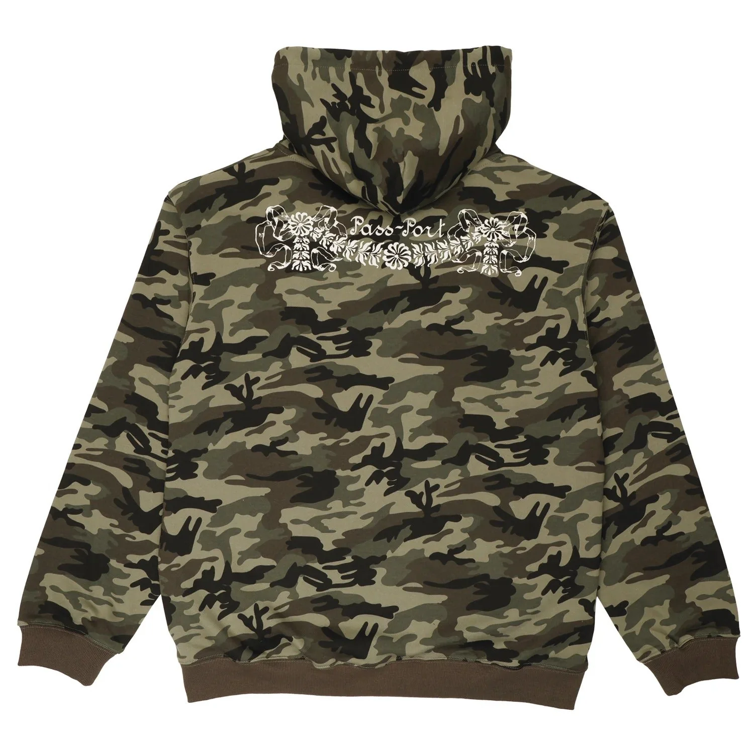Kollaasi Zip-Thru Pullover Hood, Woodland Camo - Image 3