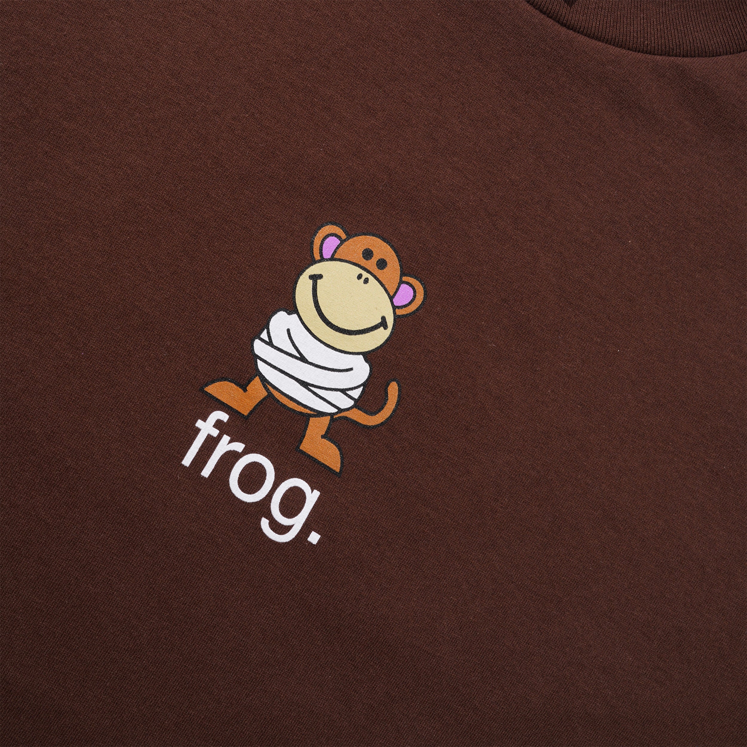 Krazy Monk Tee, Brown - Image 2