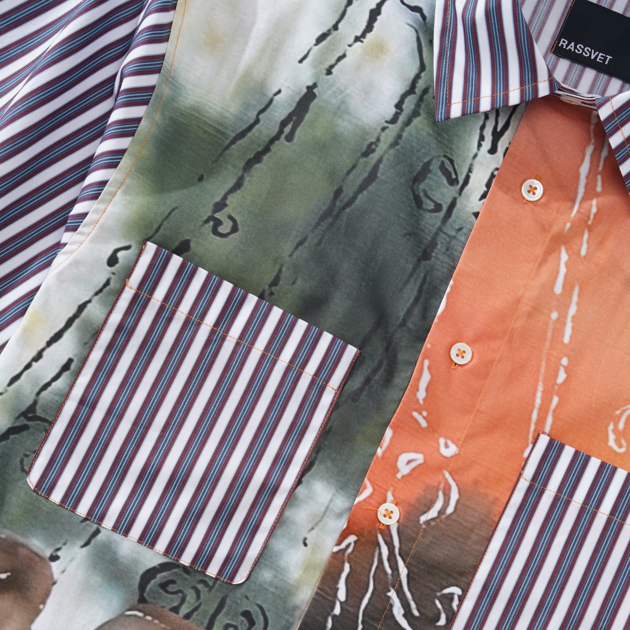 Kyler Striped Woven Shirt, Multi - Image 2