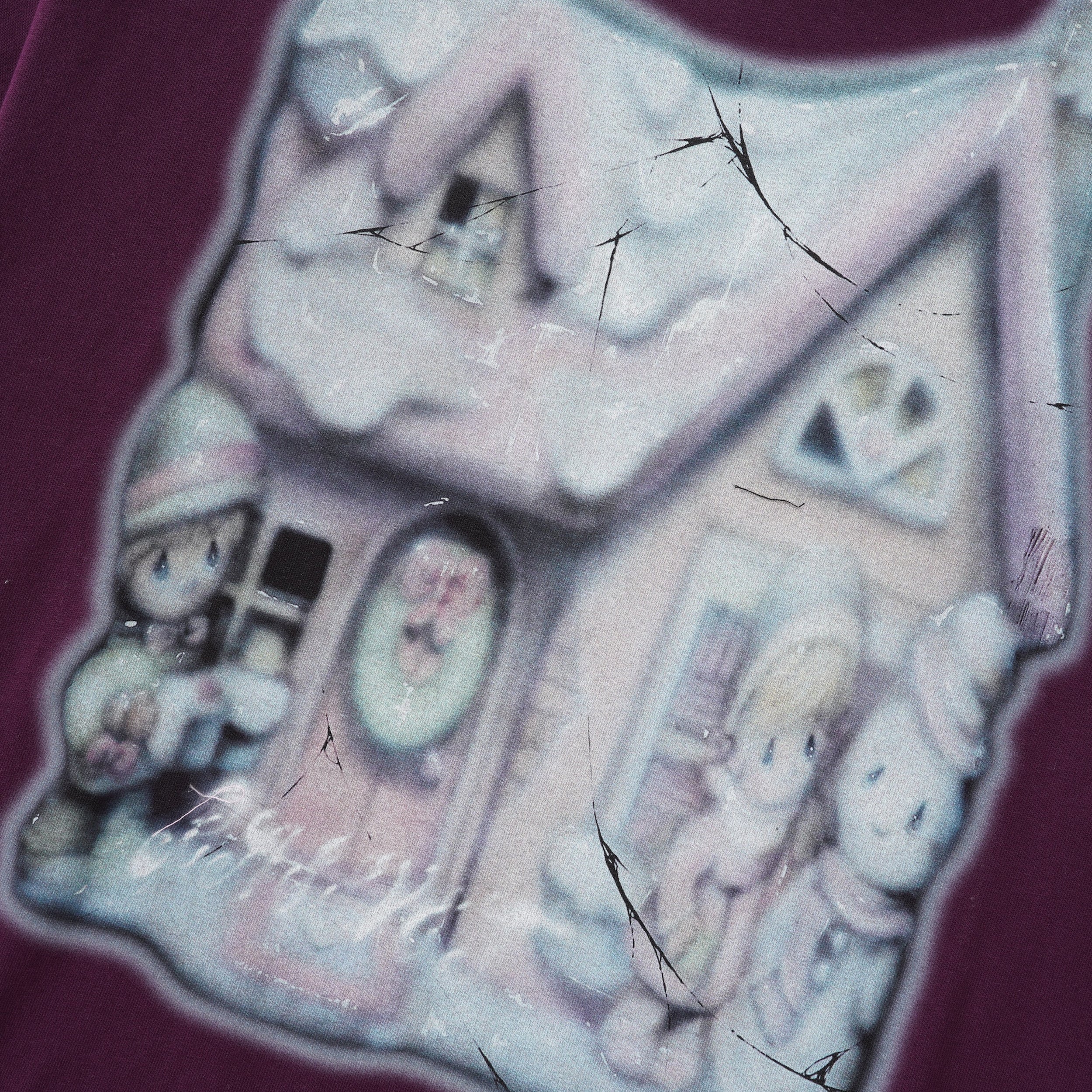 Kyler Tale Tee, Burgundy - Image 2