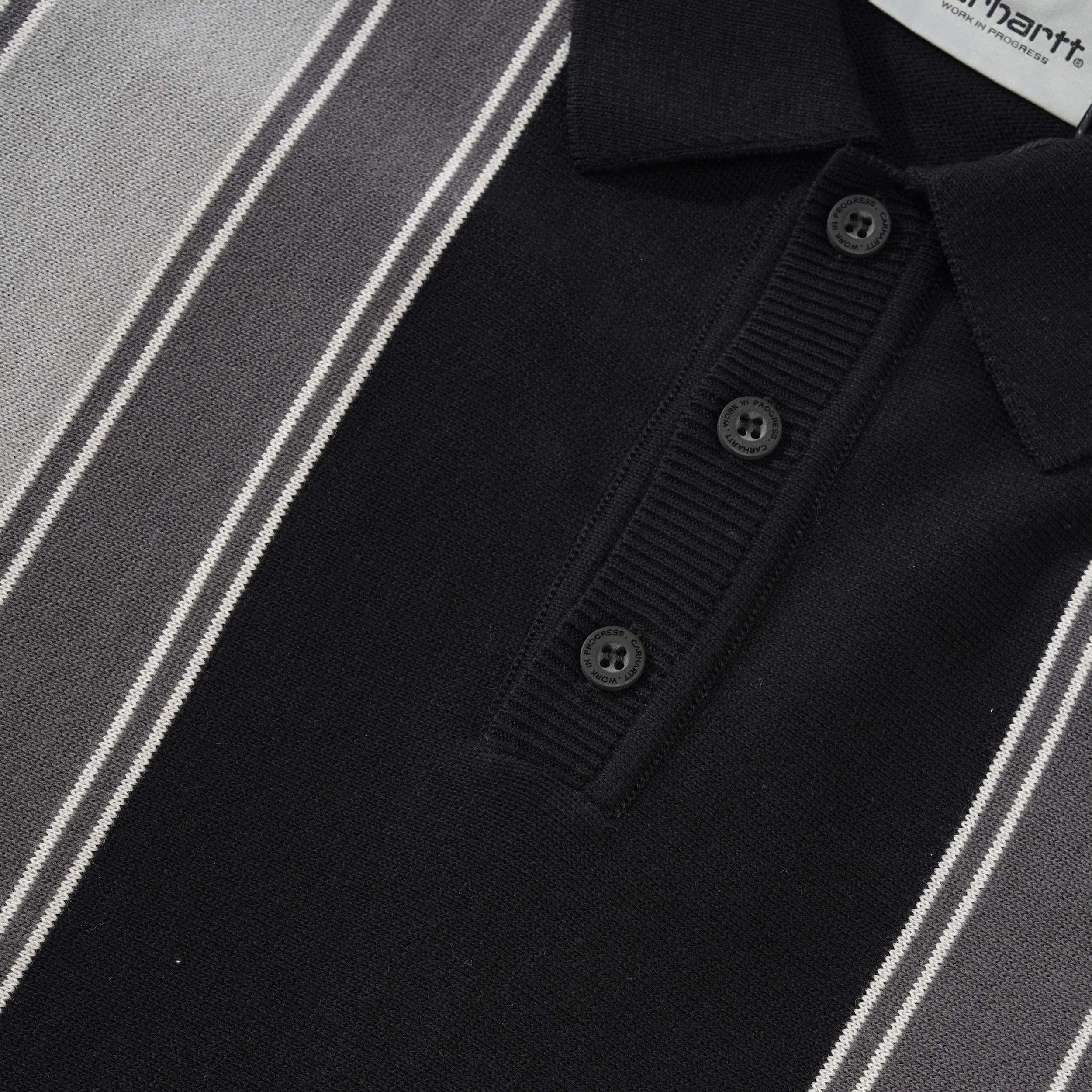 L/S Kendricks Polo, Black - Image 2