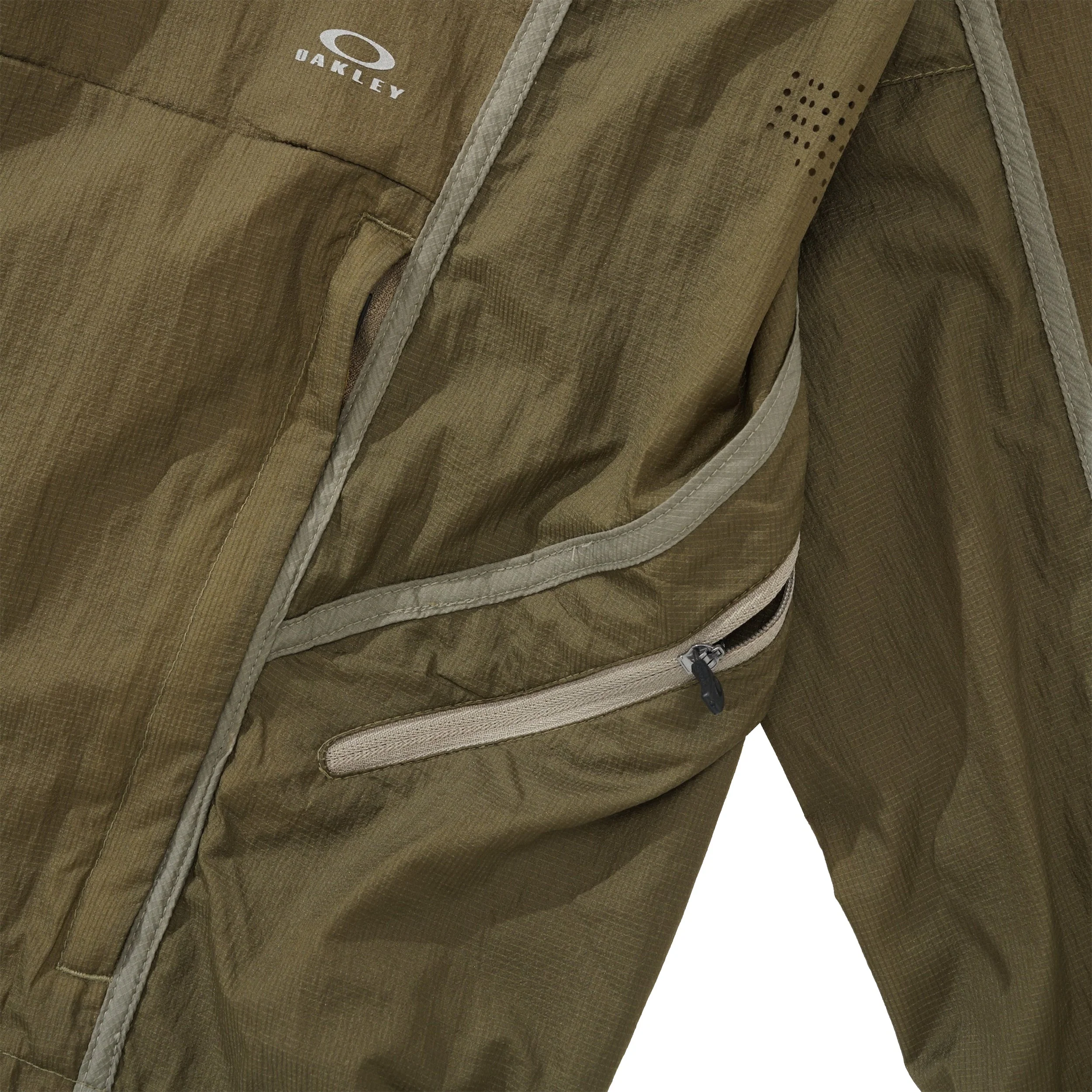 Latitude Flight Wind Jacket, Army Green - Image 3