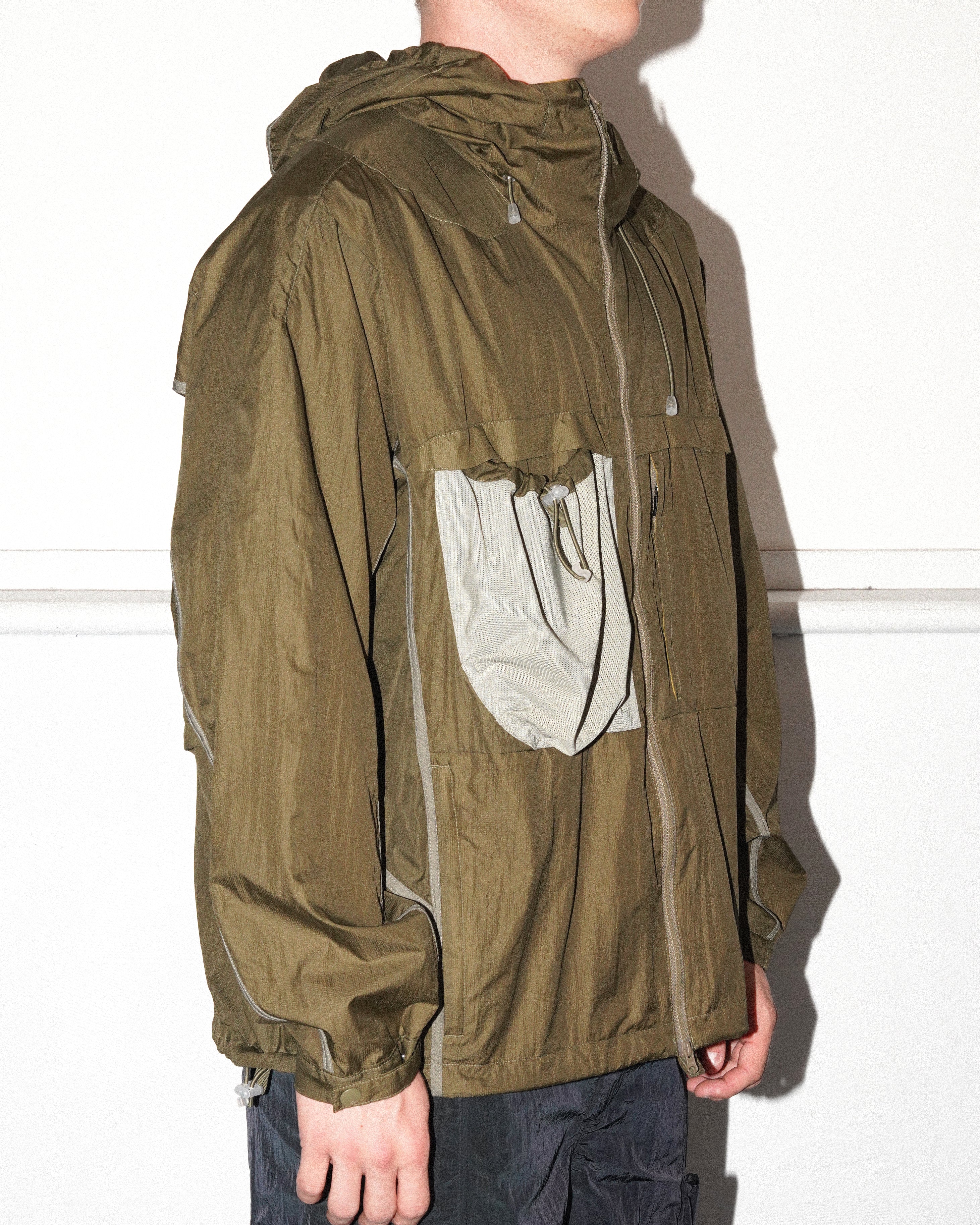 Latitude Flight Wind Jacket, Army Green - Image 7