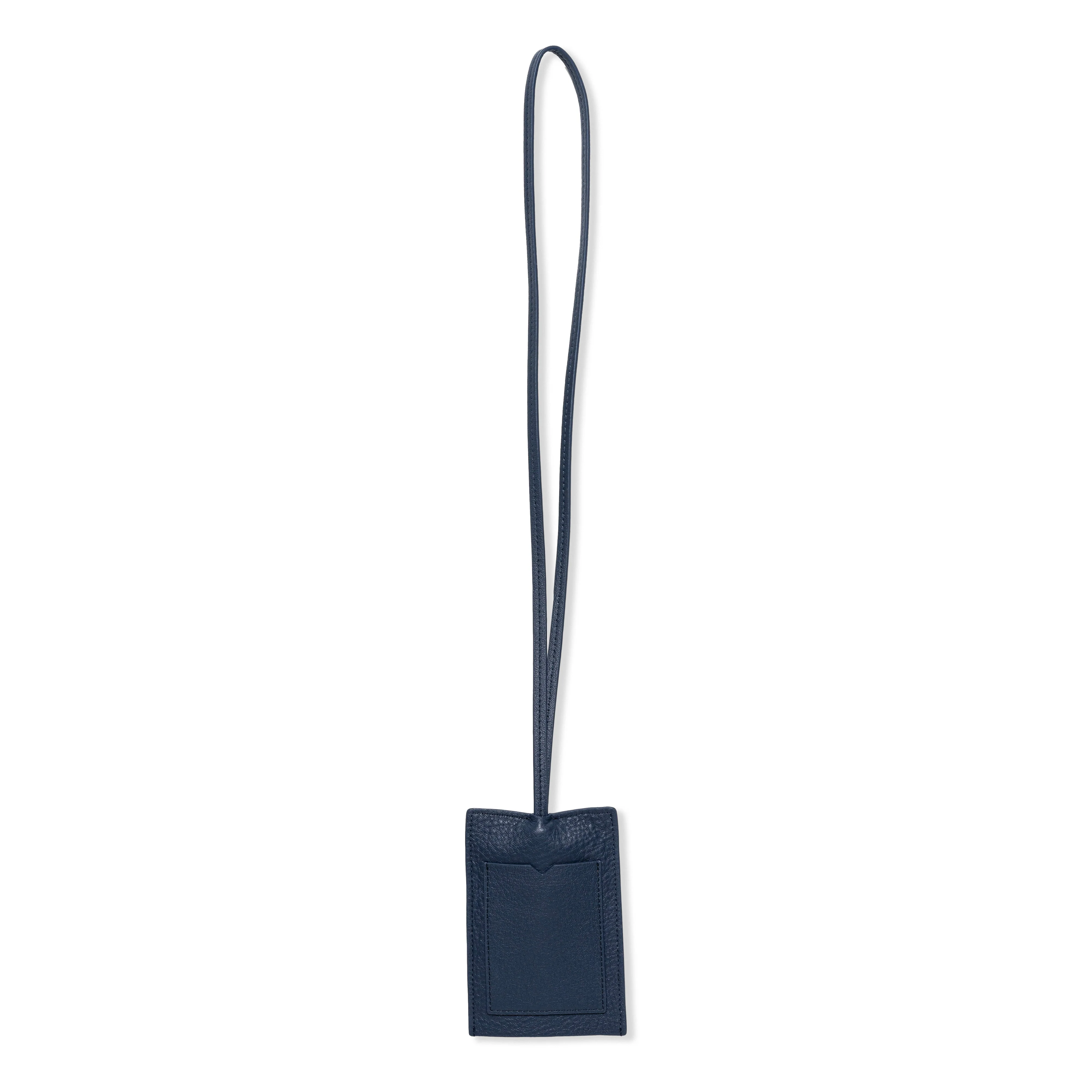 Leather Pouch, Blue - Image 2