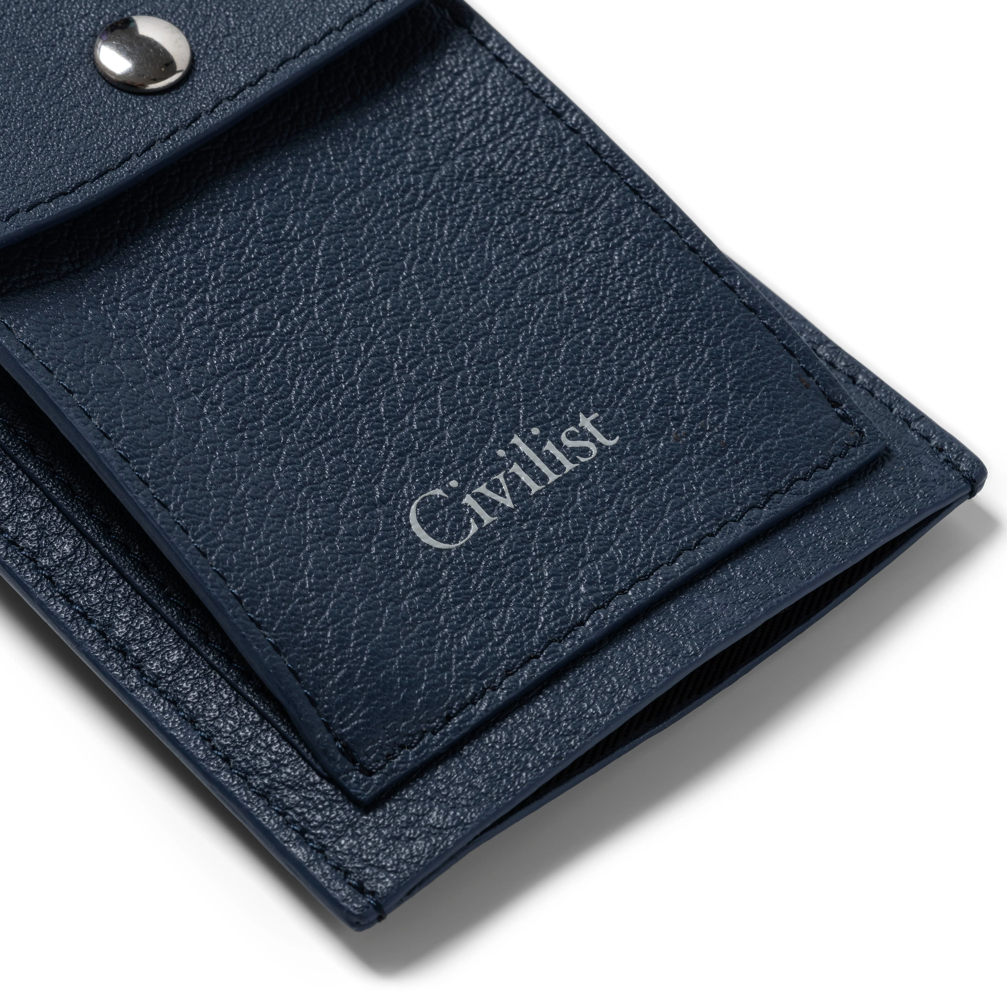 Leather Pouch, Blue - Image 3