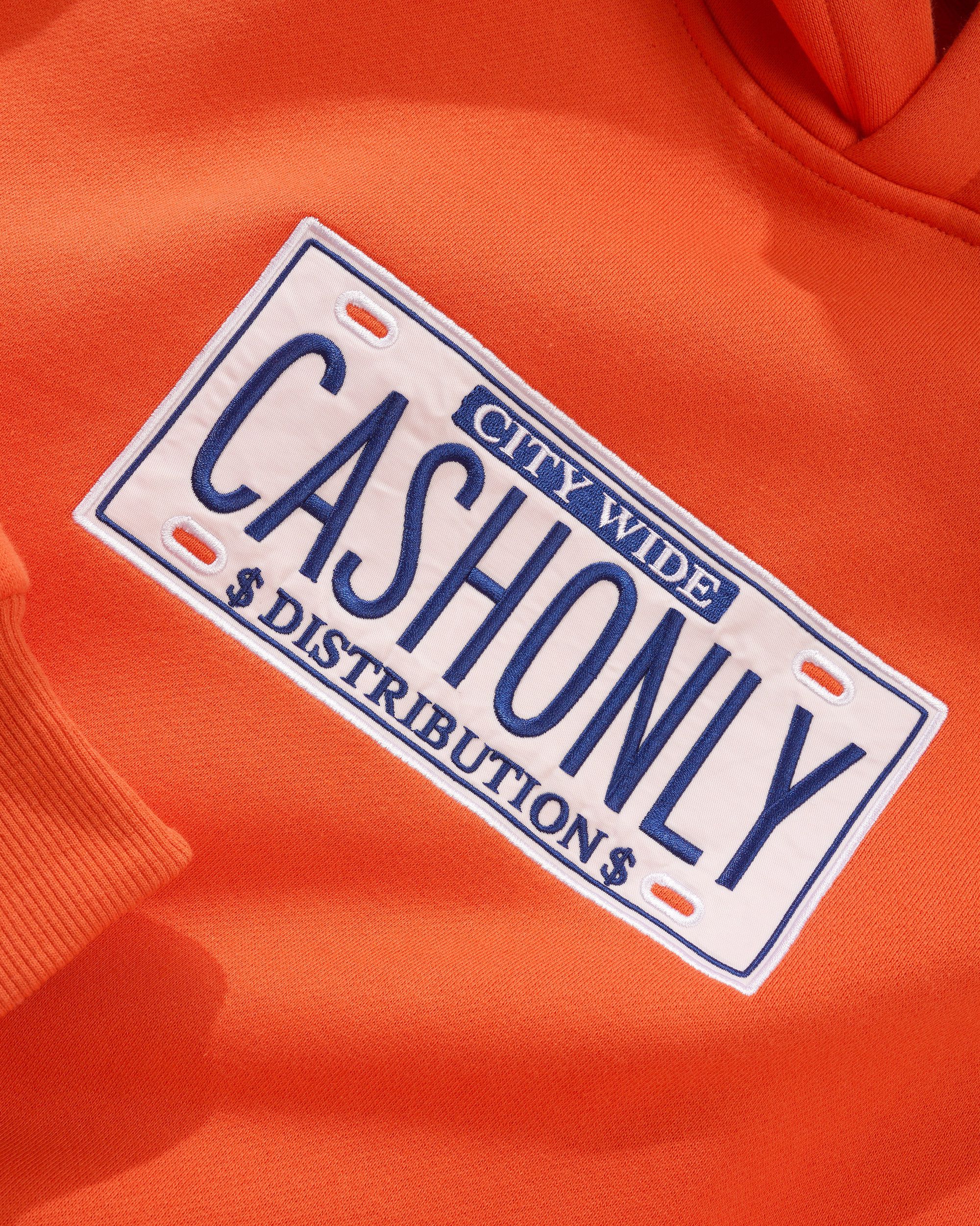 License Plate Pullover Hood, Tangerine - Image 2