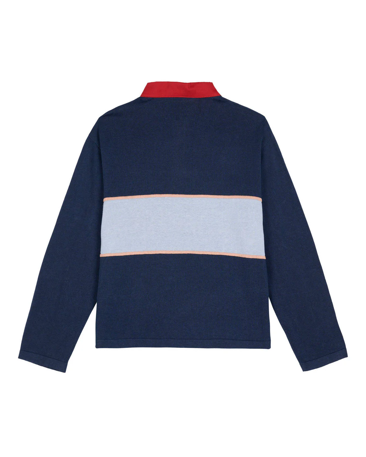 Lifted Stripe L/S Rugby Shirt, Navy Multi - Image 2