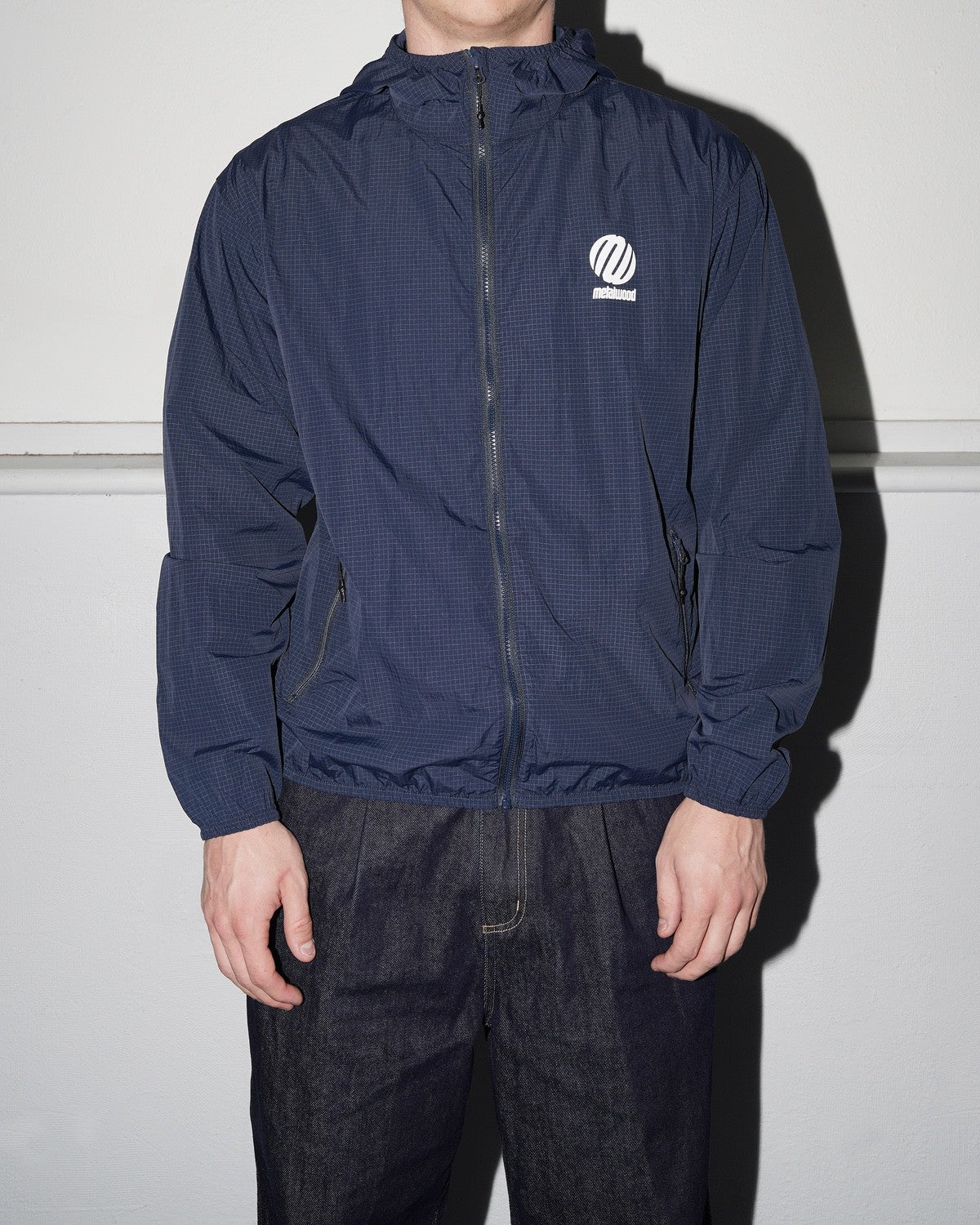 Lightweight Ripstop Wind Jacket, Navy - Image 6