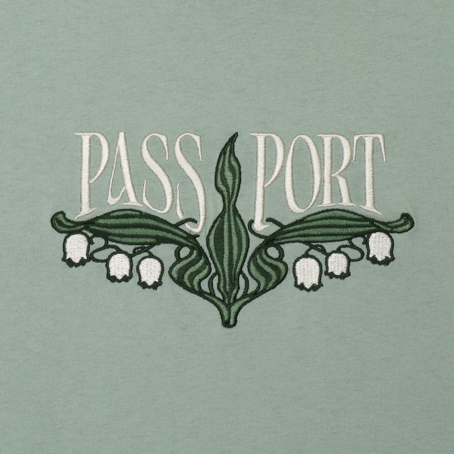 Lily Of The Valley Tee, Stonewash Green - Image 2