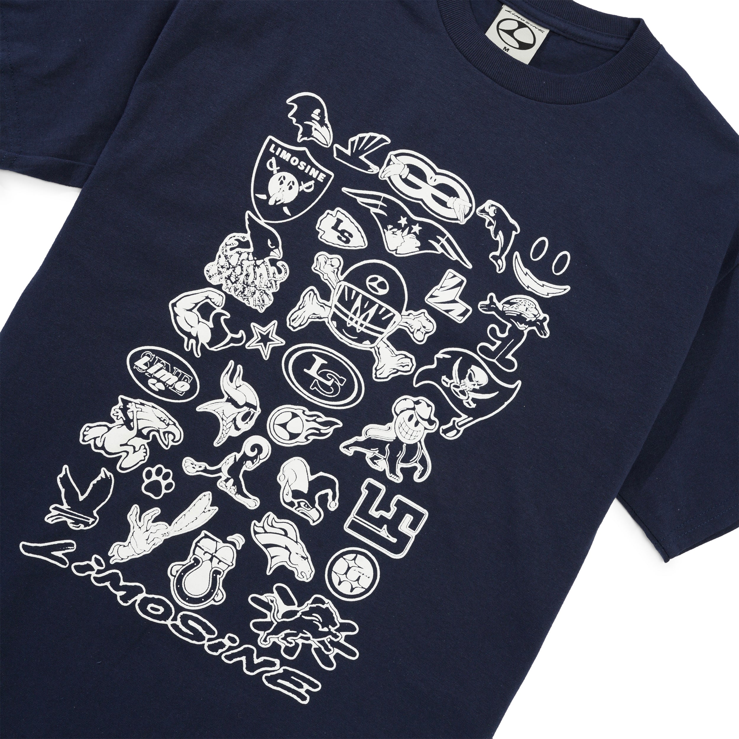 Limo Teams Tee, Navy - Image 2