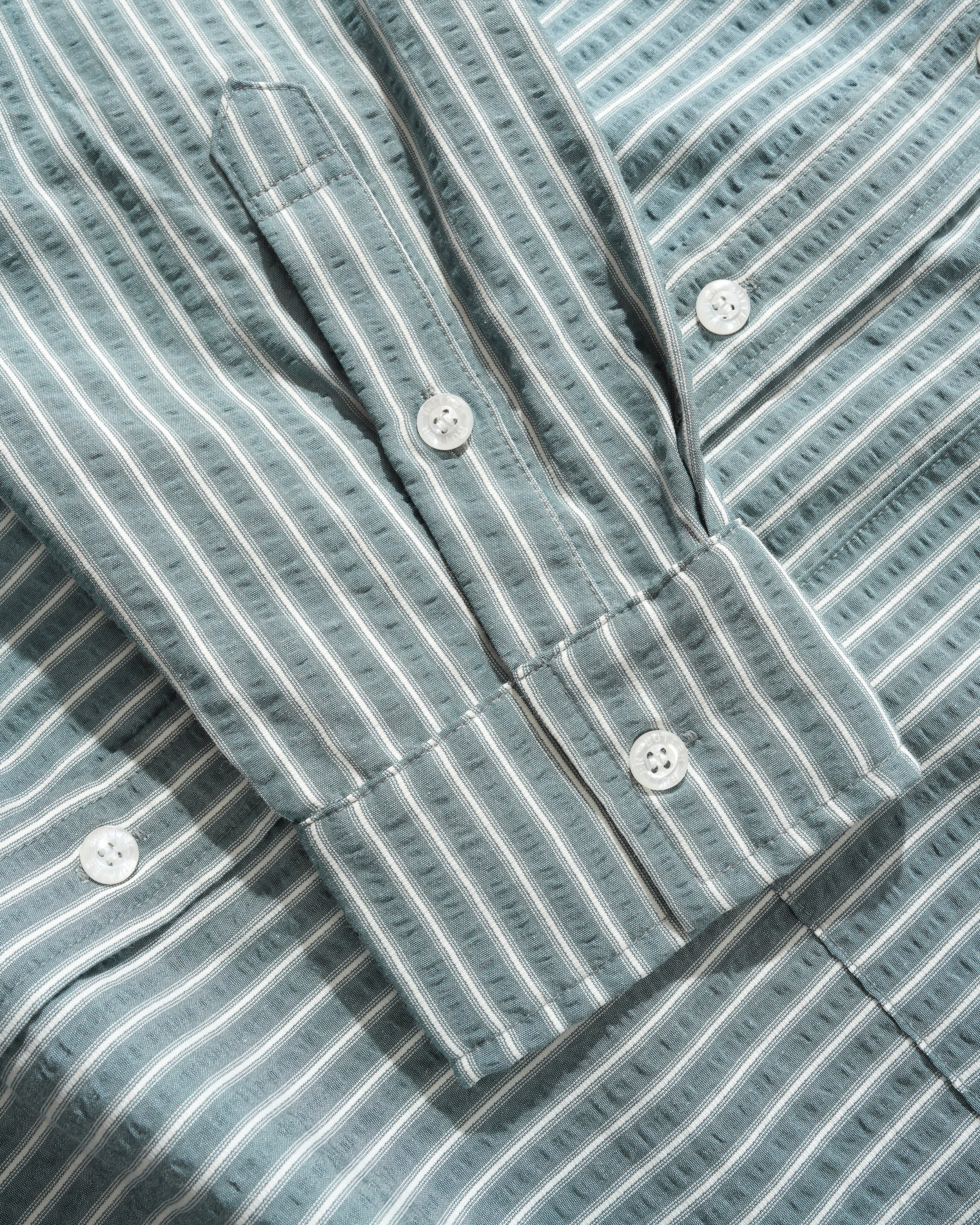 Lines Shirt, Navy - Image 5