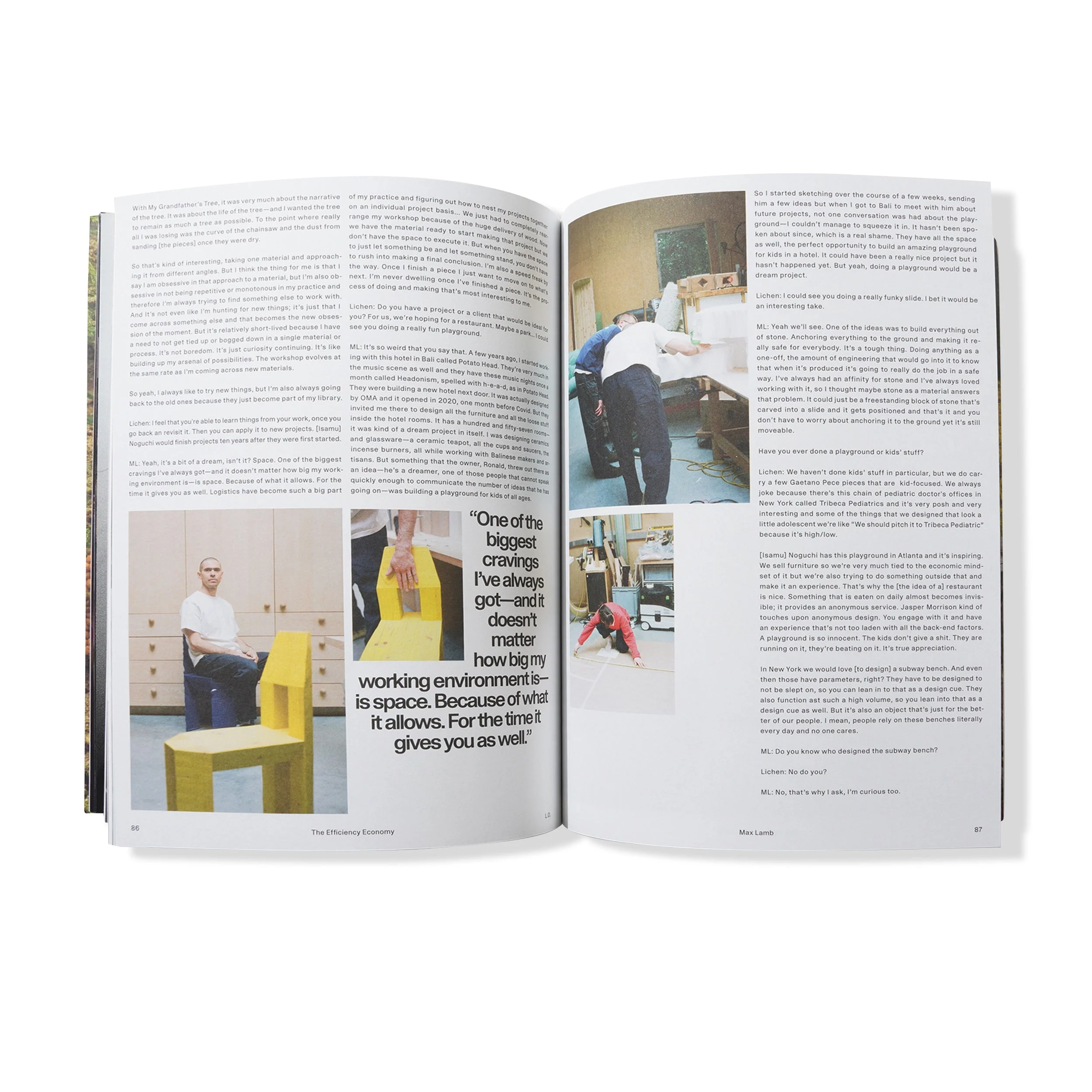 Local Optimist Issue 03, Max Lamb - Image 8
