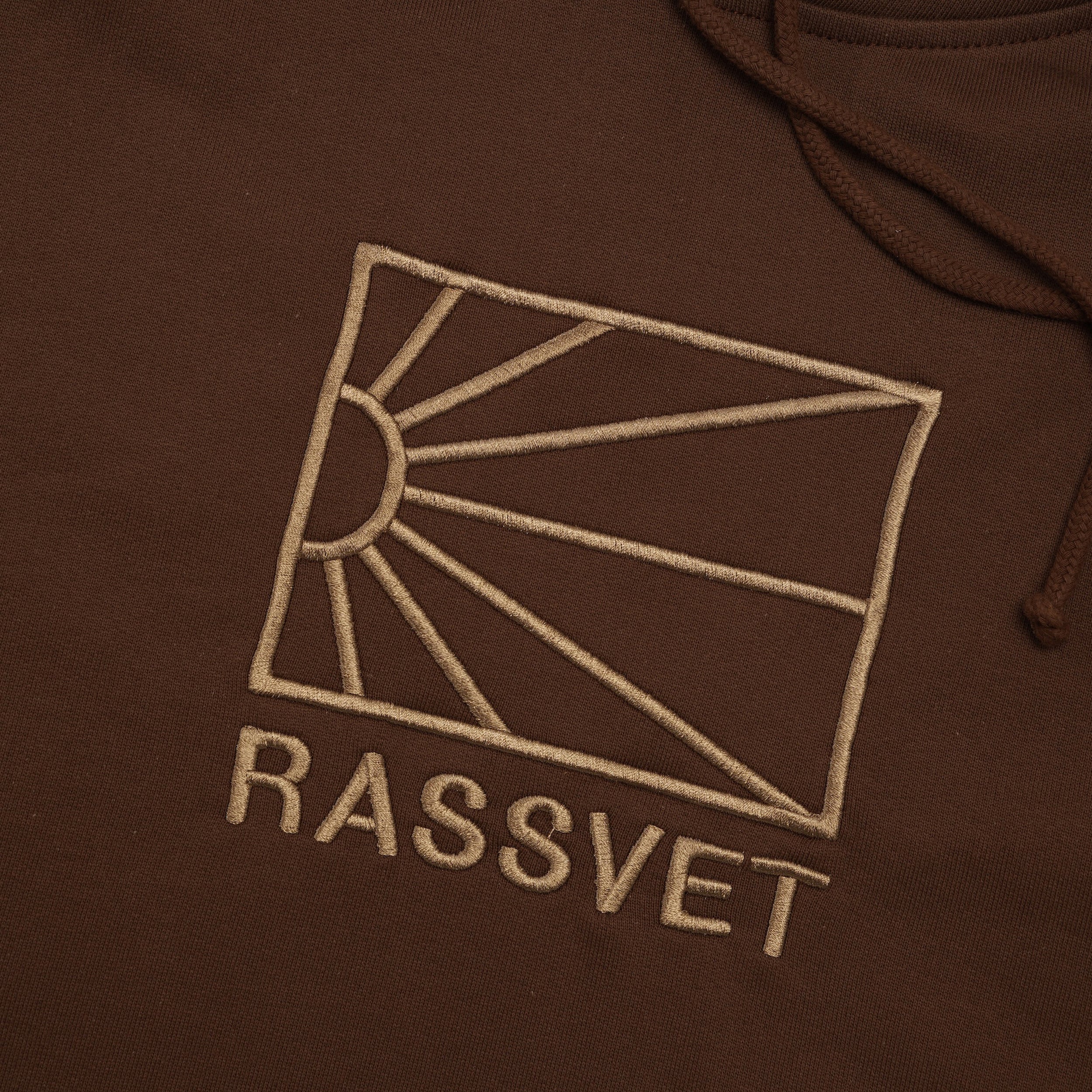 Logo Hooded Pullover, Brown - Image 2