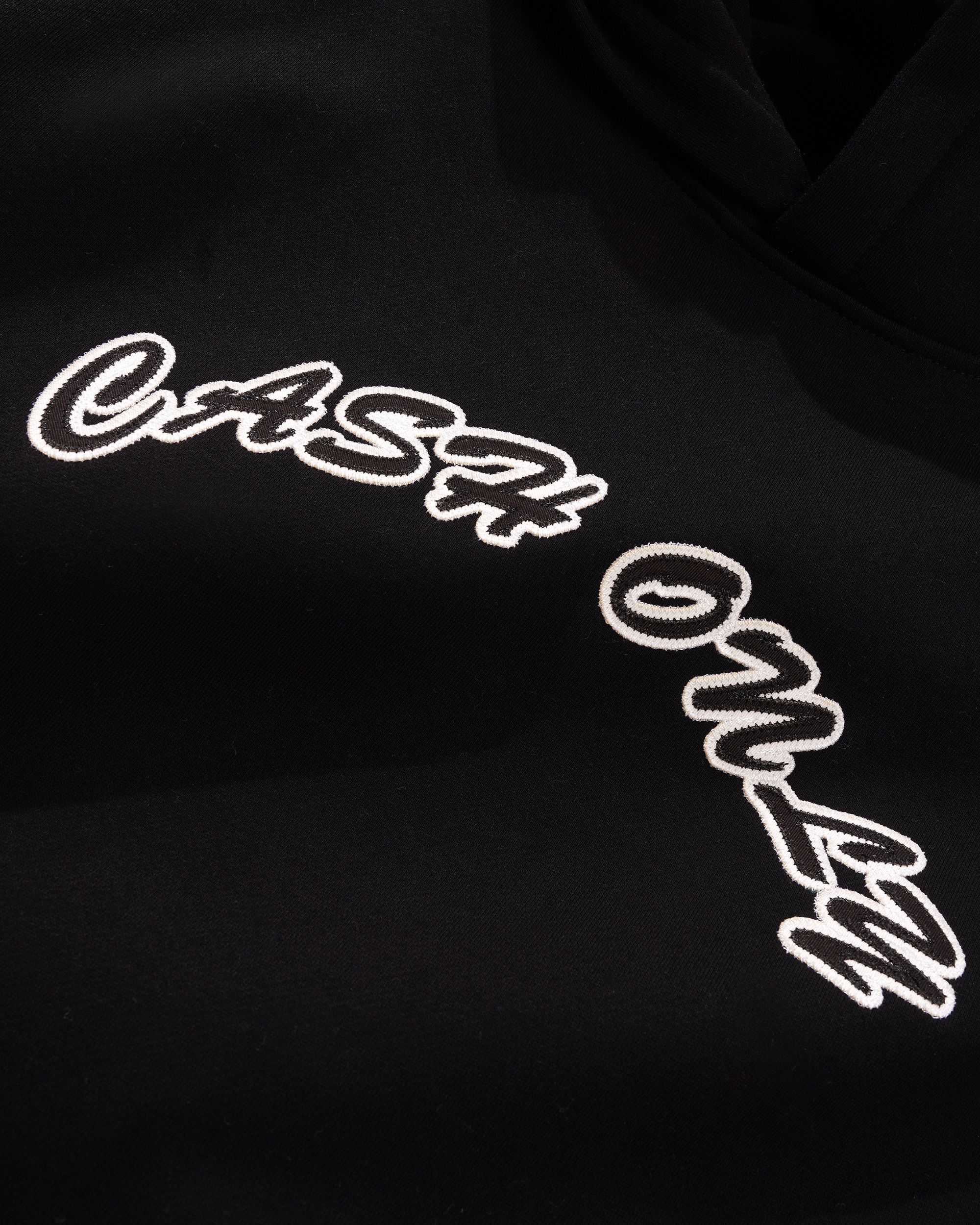 Logo Pullover Hood, Black - Image 2