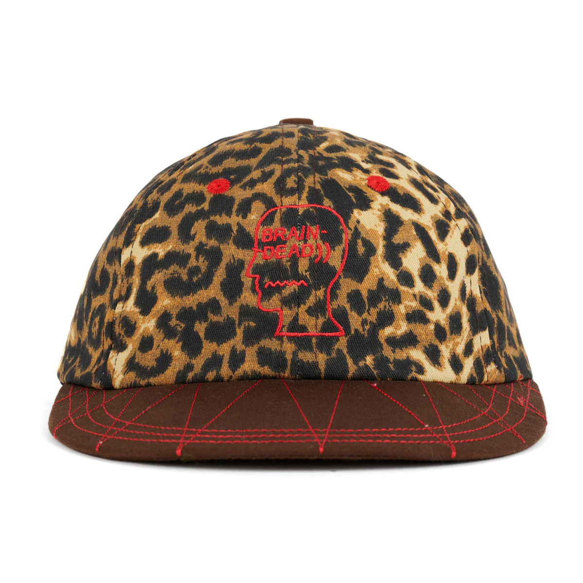 Logohead Long Brim Hat, Leopard - Image 3