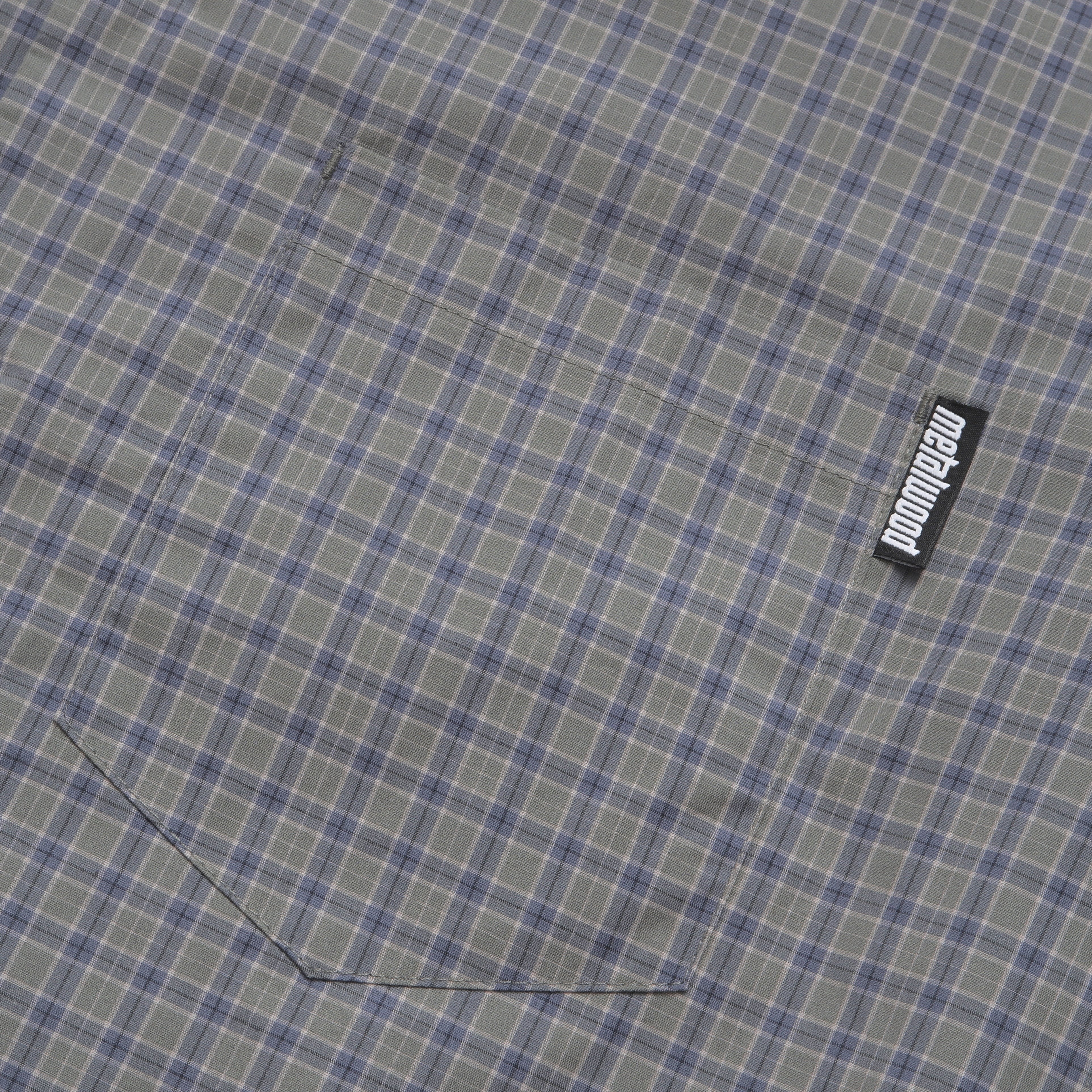 Long Sleeve Button Up Shirt, Pine - Image 3