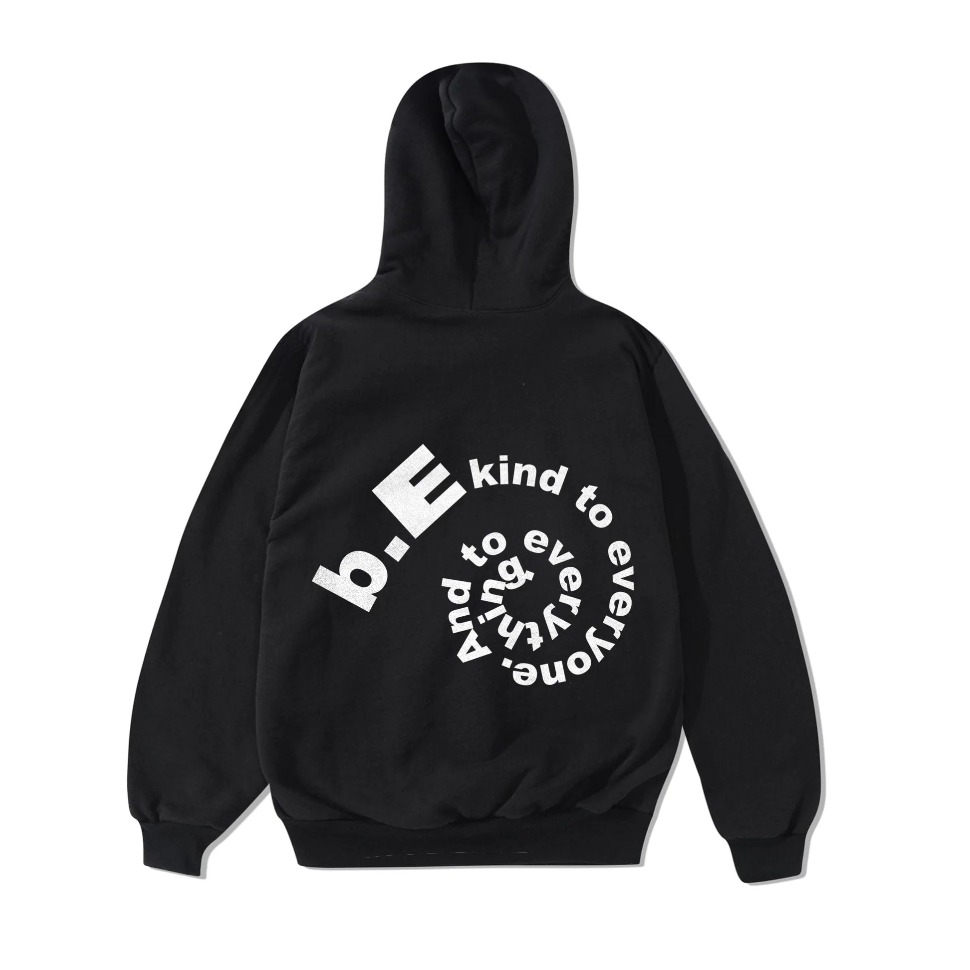 Low Logo Pullover Hood, Black - Image 2