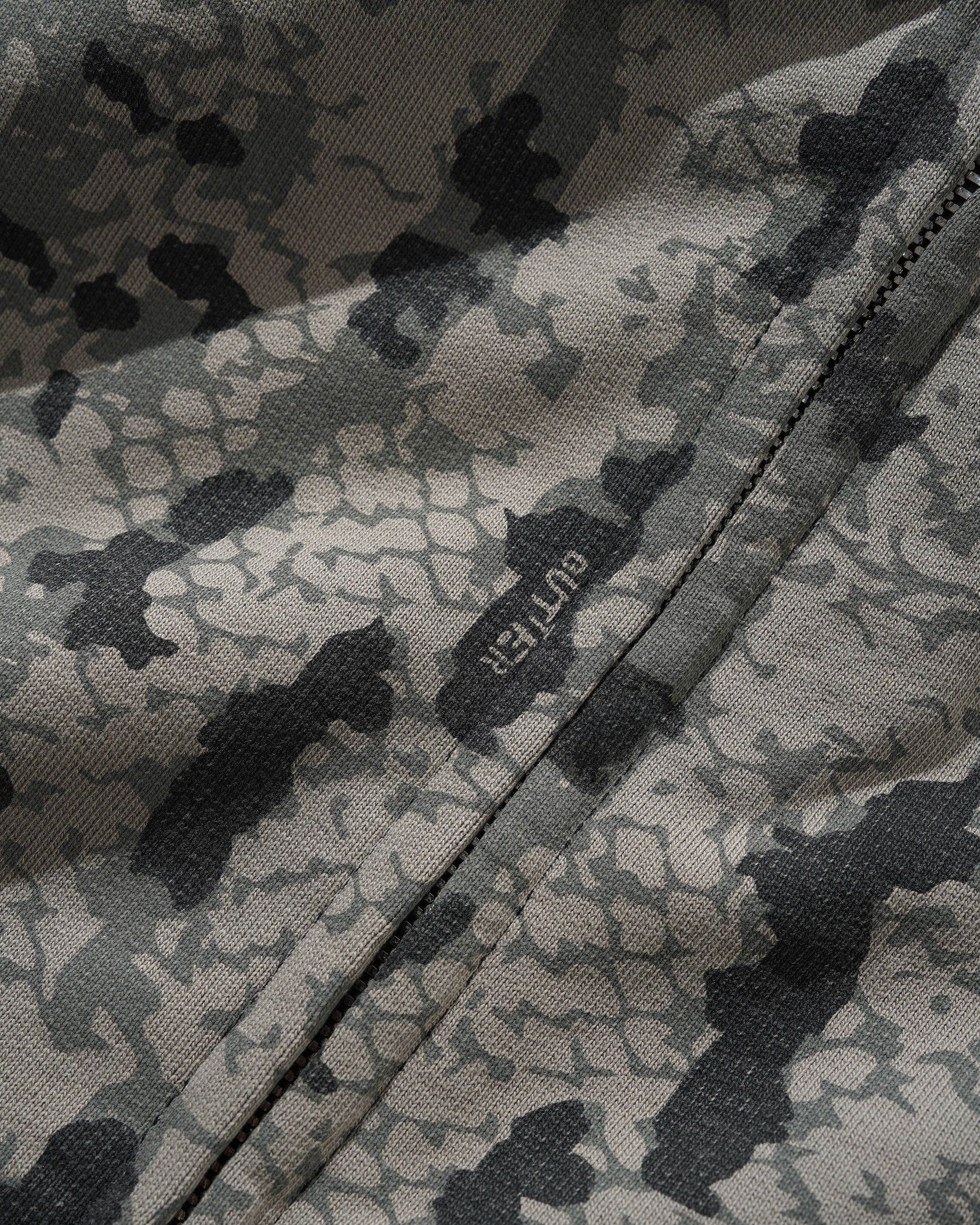 Lowland Camo Zip-Thru Hood, Washed Black - Image 2