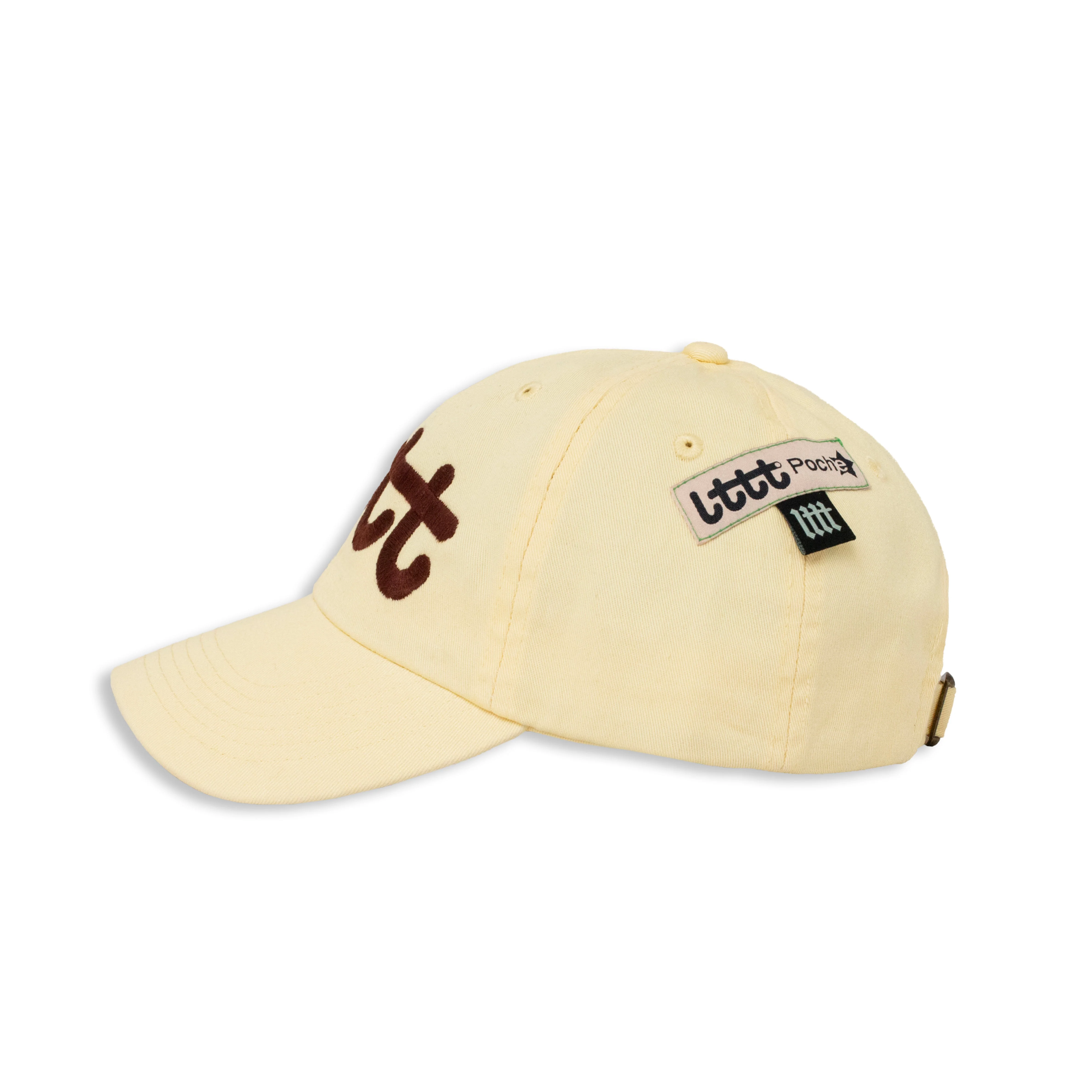 Castella Broken Logo Hat, Butter - Image 2
