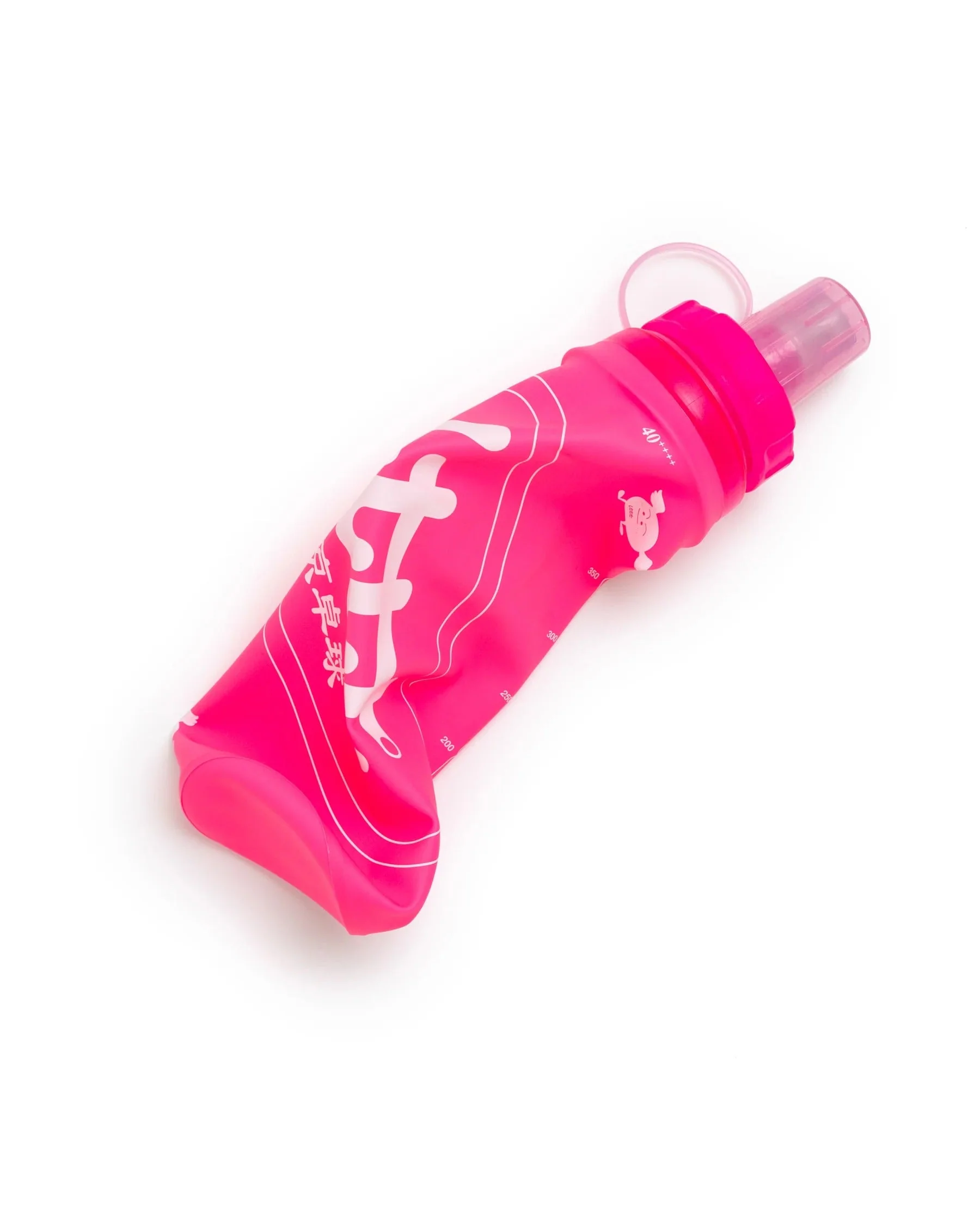 LTTT + OEM Softy Flask 473 ml, Hot Pink / White - Image 2