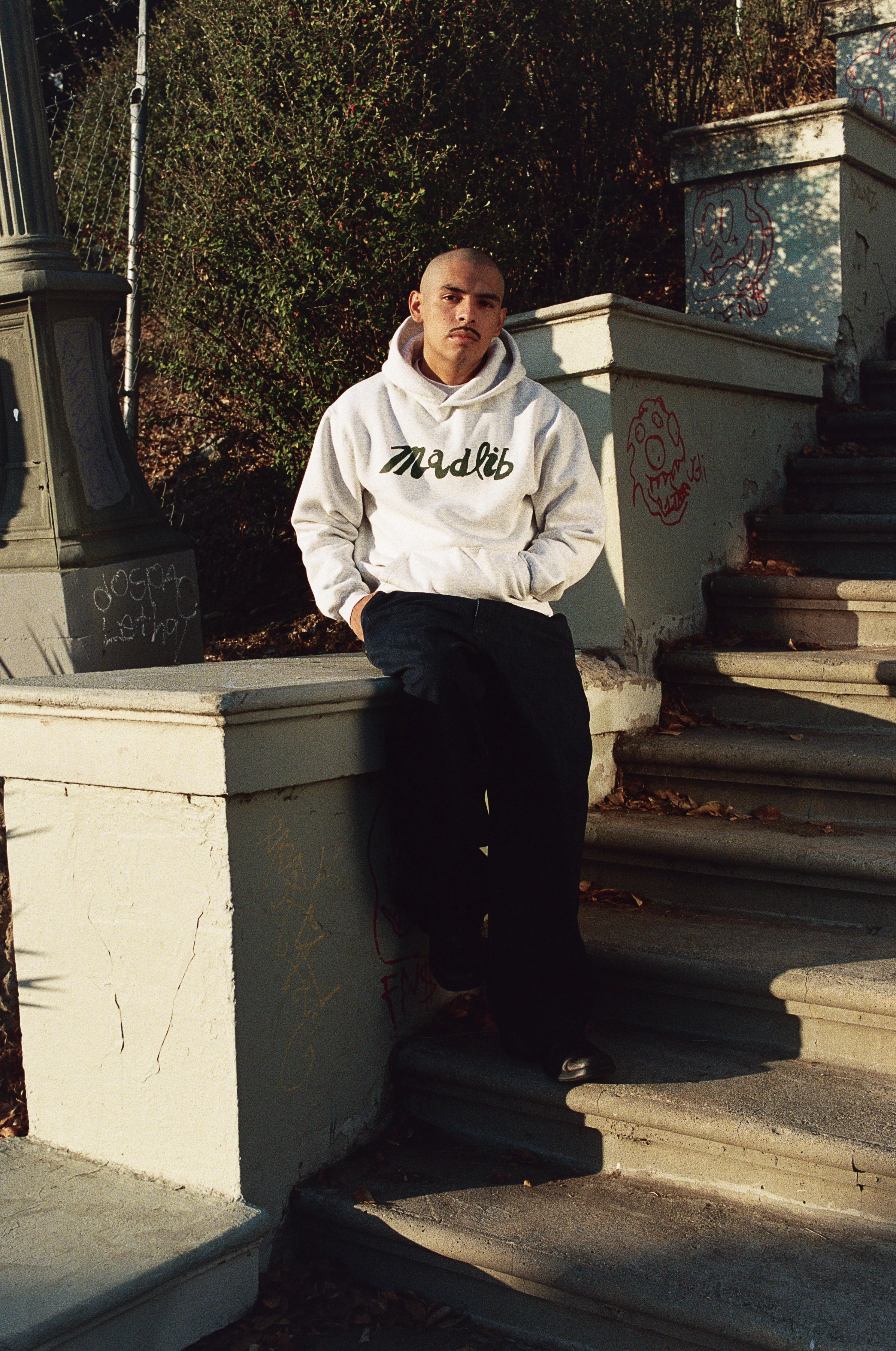 Madlib Pullover Hood, Ash - Image 5