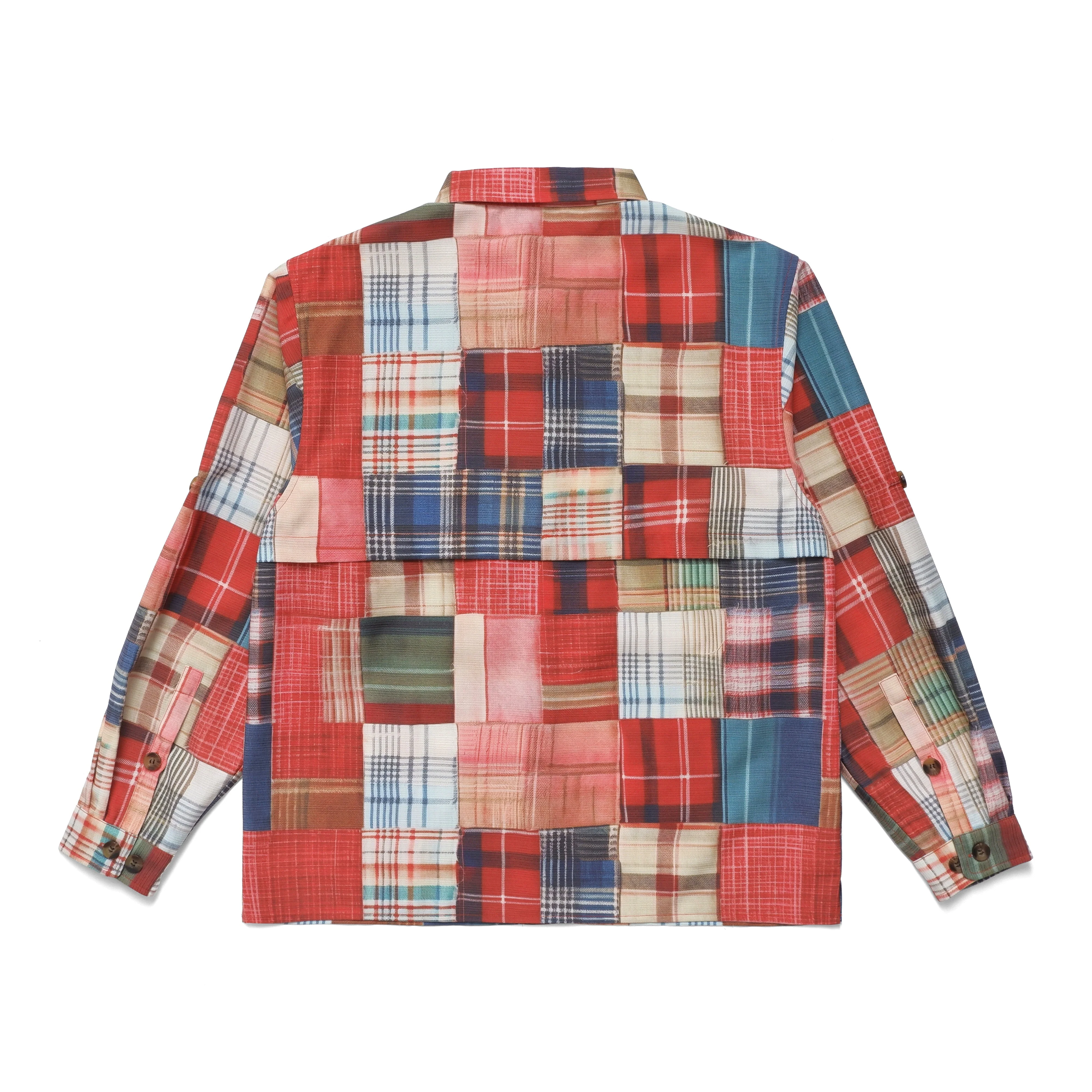 Madras Patch Explorer Shirt, Multi - Image 2