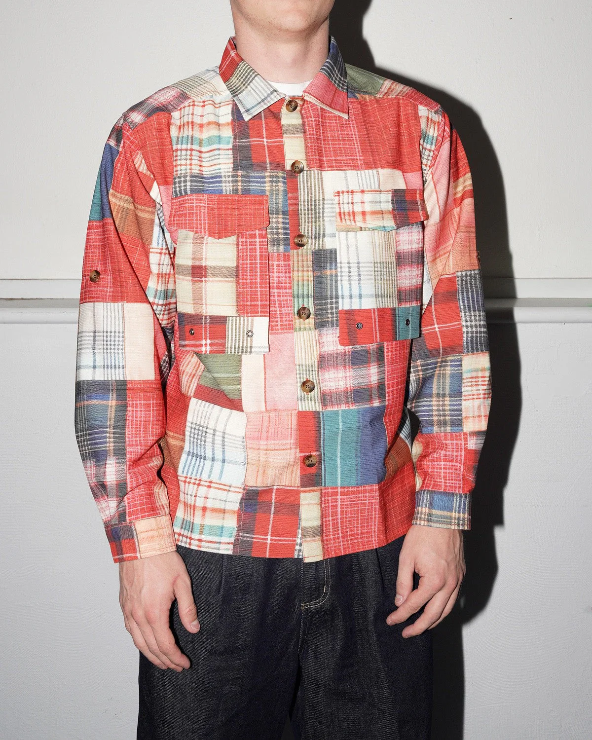 Madras Patch Explorer Shirt, Multi - Image 7